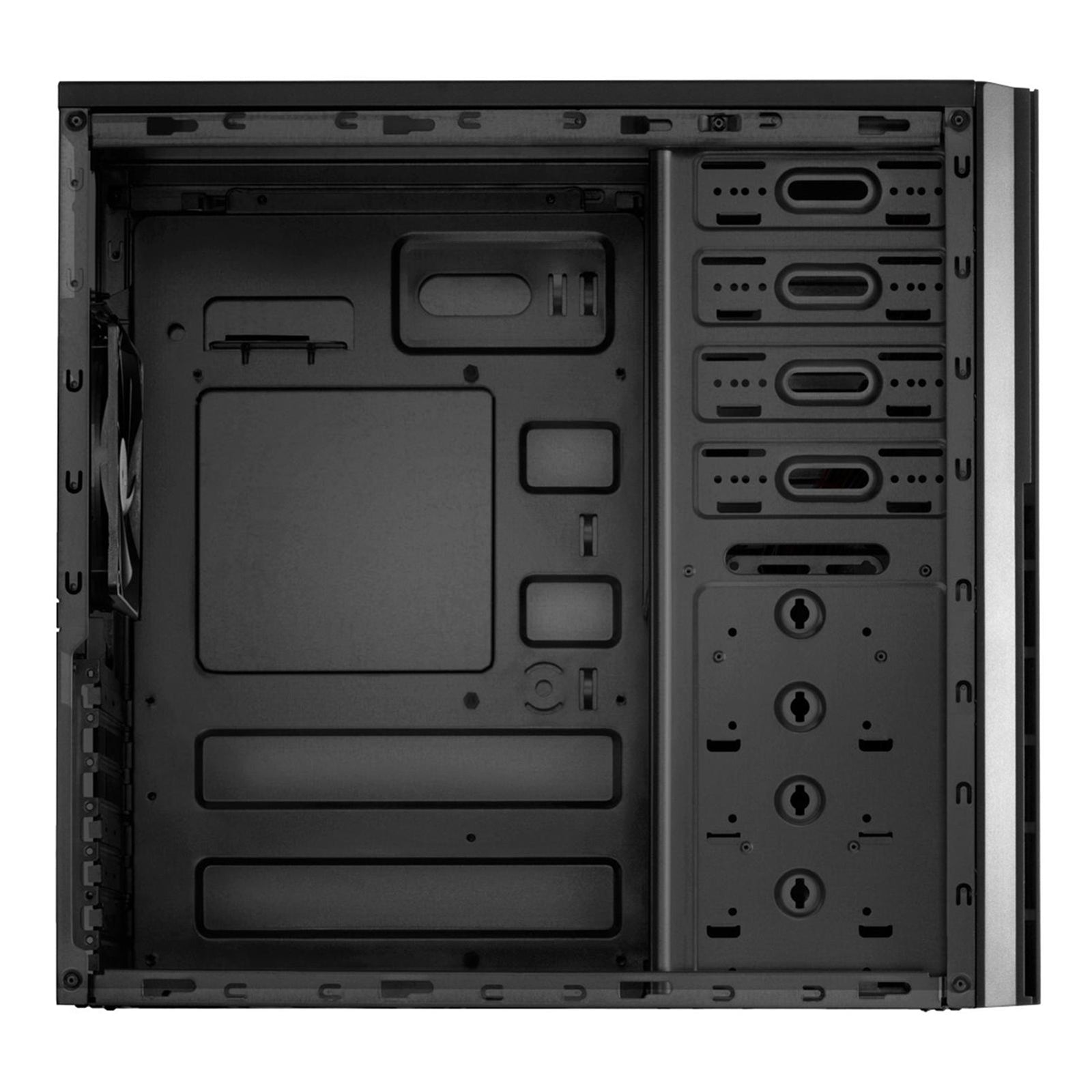 ANTEC VSK-4000B-U3/U2 Case, Home & Business, Black, Mid Tower, 1 x USB 3.0 / 1 x USB 2.0, ATX, Micro ATX, Mini-ITX