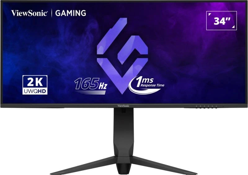 Viewsonic VX3480-2K-PRO 34 Inch 165Hz UWQHD Gaming Monitor, 3440x1440, 1ms, Display Port, 2xHDMI, Height Adjust, Swivel, VESA