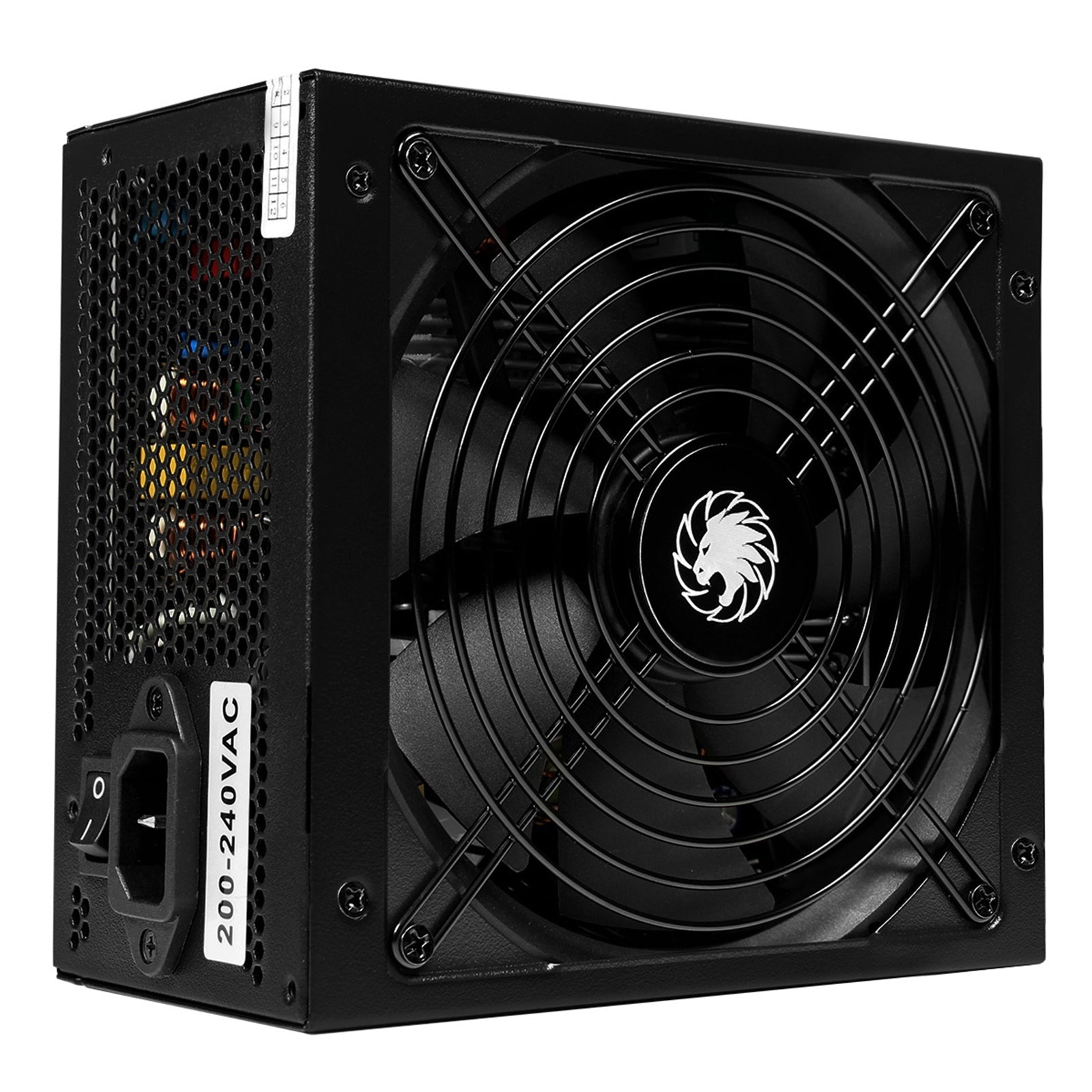 GAMEMAX RPG Rampage 600W PSU, 140mm Ultra Silent Fan, 80 PLUS Bronze, Non Modular, Flat Black Cables, Japanese TK Main Capacitor Fitted