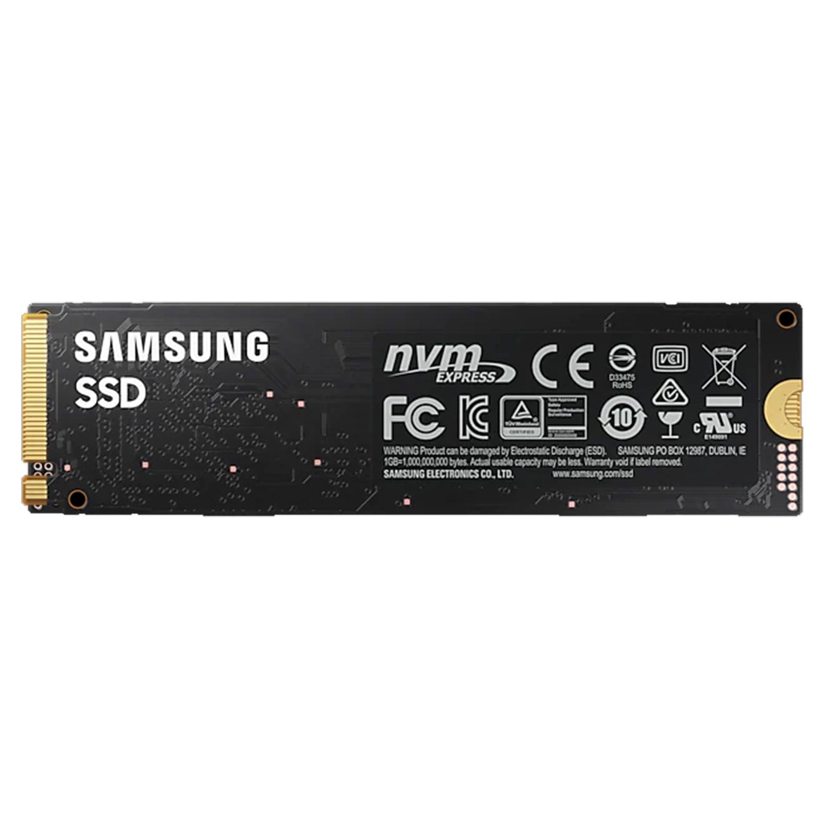 Samsung 980 (MZ-V8V250BW) 250GB NVMe SSD, M.2 Interface, PCIe Gen3, 2280, Read 2900MB/s, Write 1300MB/s, 5 Year Warranty