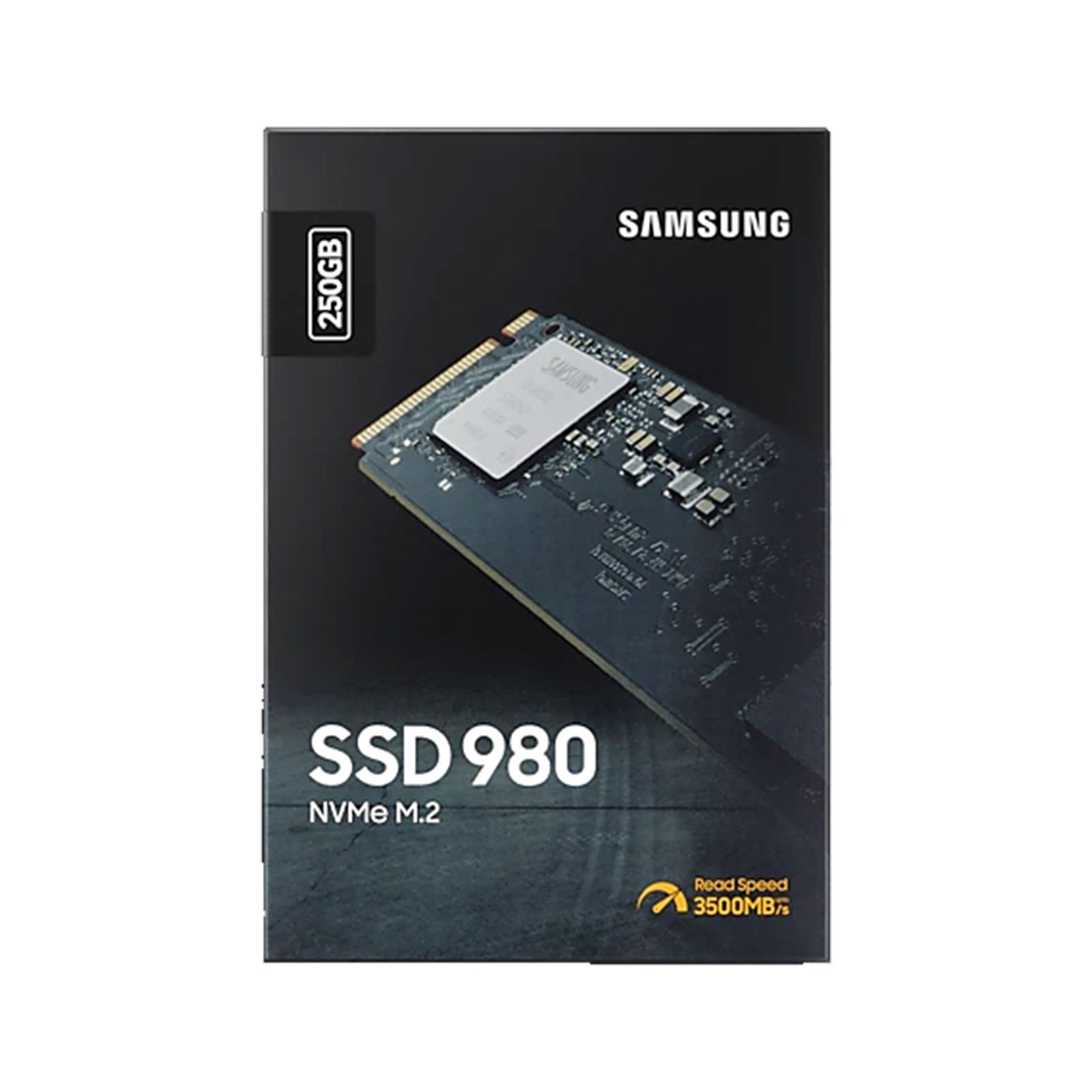 Samsung 980 (MZ-V8V250BW) 250GB NVMe SSD, M.2 Interface, PCIe Gen3, 2280, Read 2900MB/s, Write 1300MB/s, 5 Year Warranty