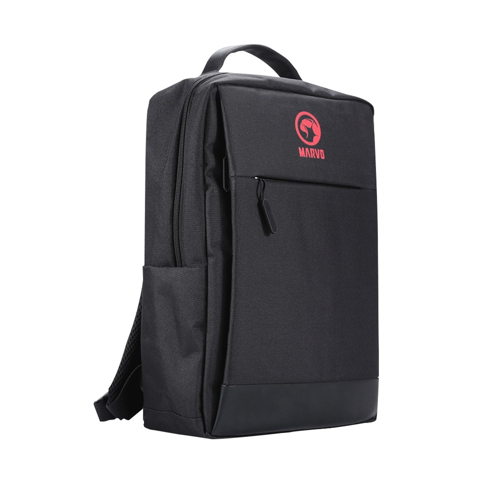 Marvo Scorpion Urbano 20 Black Waterproof 15.6 Inch Laptop Backpack with USB Charging Port (Black)