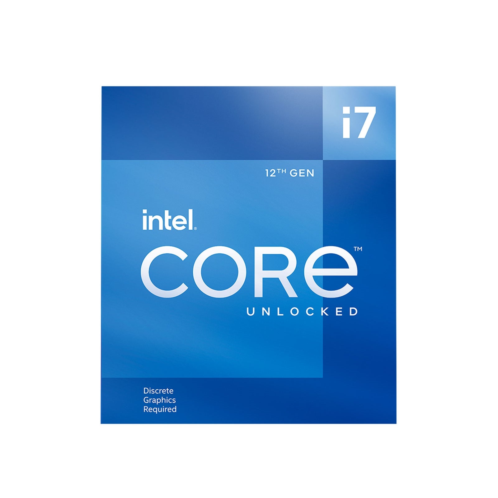 Intel Core i7-12700KF CPU, 1700, 3.6 GHz (5.0 Turbo), 12-Core, 125W (190W Turbo), 10nm, 25MB Cache, Alder Lake, Unlocked, No Graphics, NO HEATSINK/FAN