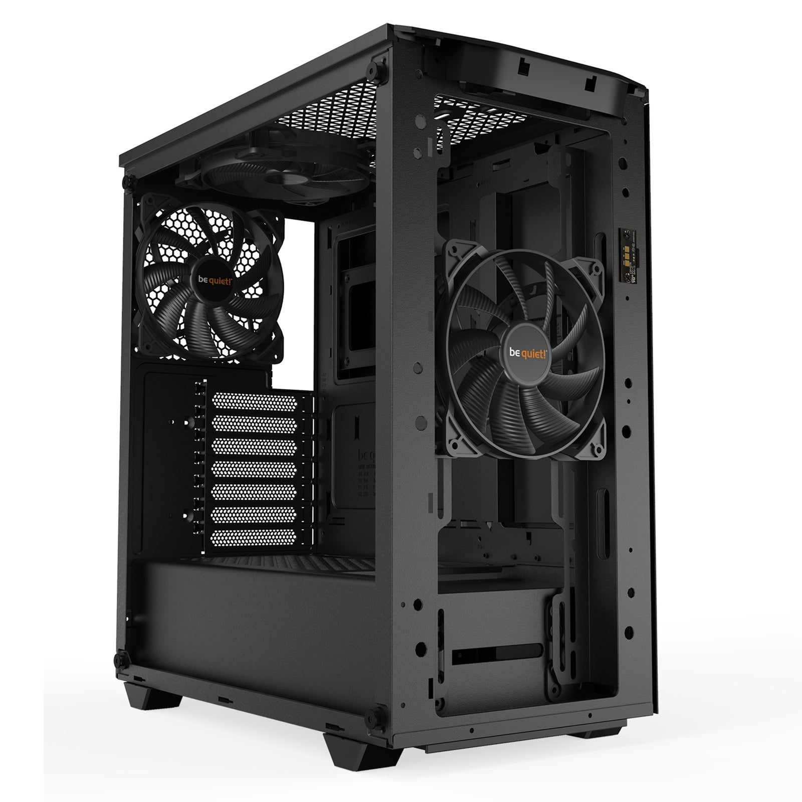 Be Quiet! Pure Base 500DX Gaming Case w/ Glass Window, ATX, 3 x Pure Wings 2 Fans, ARGB Front Lighting, USB-C, Black