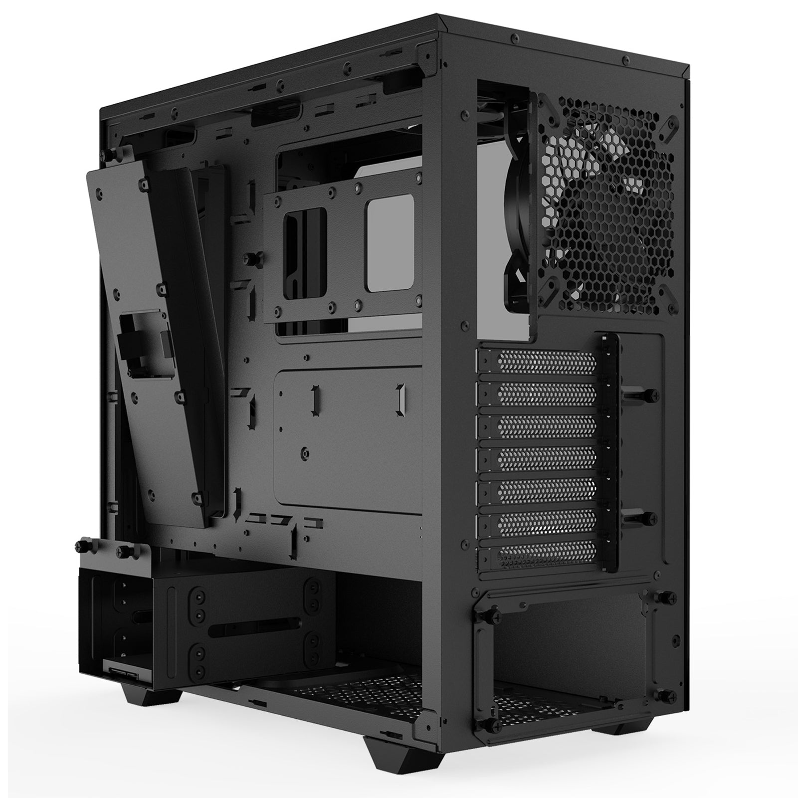 Be Quiet! Pure Base 500DX Gaming Case w/ Glass Window, ATX, 3 x Pure Wings 2 Fans, ARGB Front Lighting, USB-C, Black