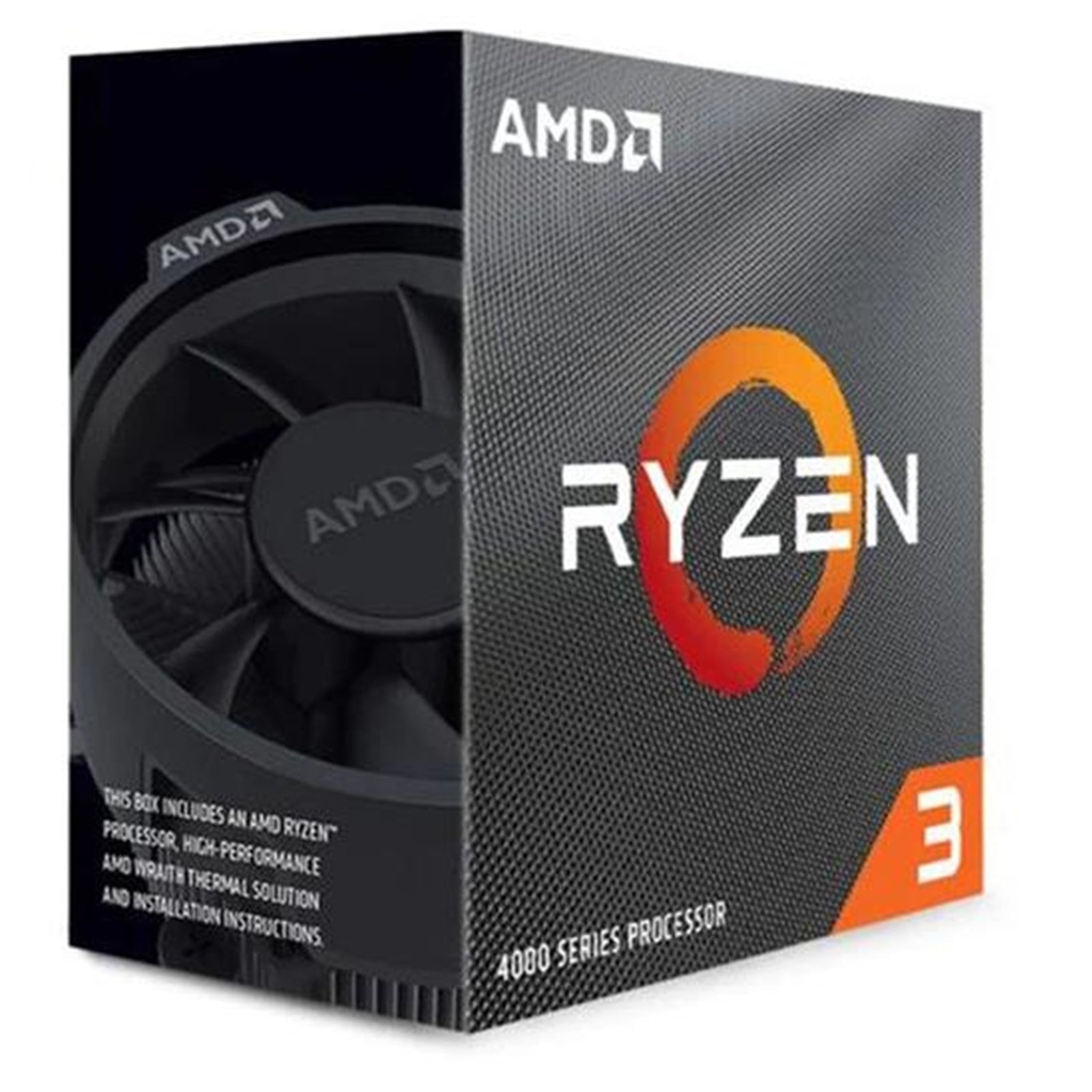 AMD Ryzen 3 4300G CPU with Wraith Stealth Cooler, AM4, Up to 4.0GHz, Quad Core, 65W, 6MB Cache, 7nm, 4th Gen, Radeon Graphics