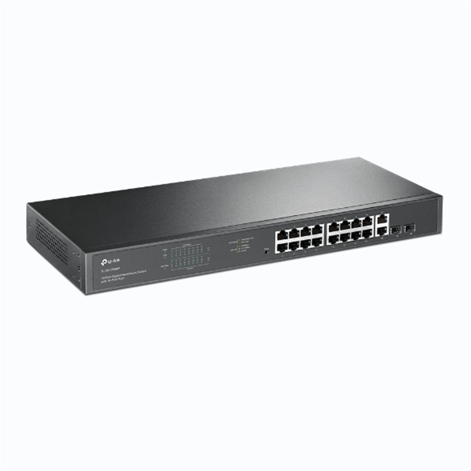 TP-Link TL-SG1218MP 18-Port Metal Gigabit Rackmount PoE Switch with 16 PoE+ (250W)
