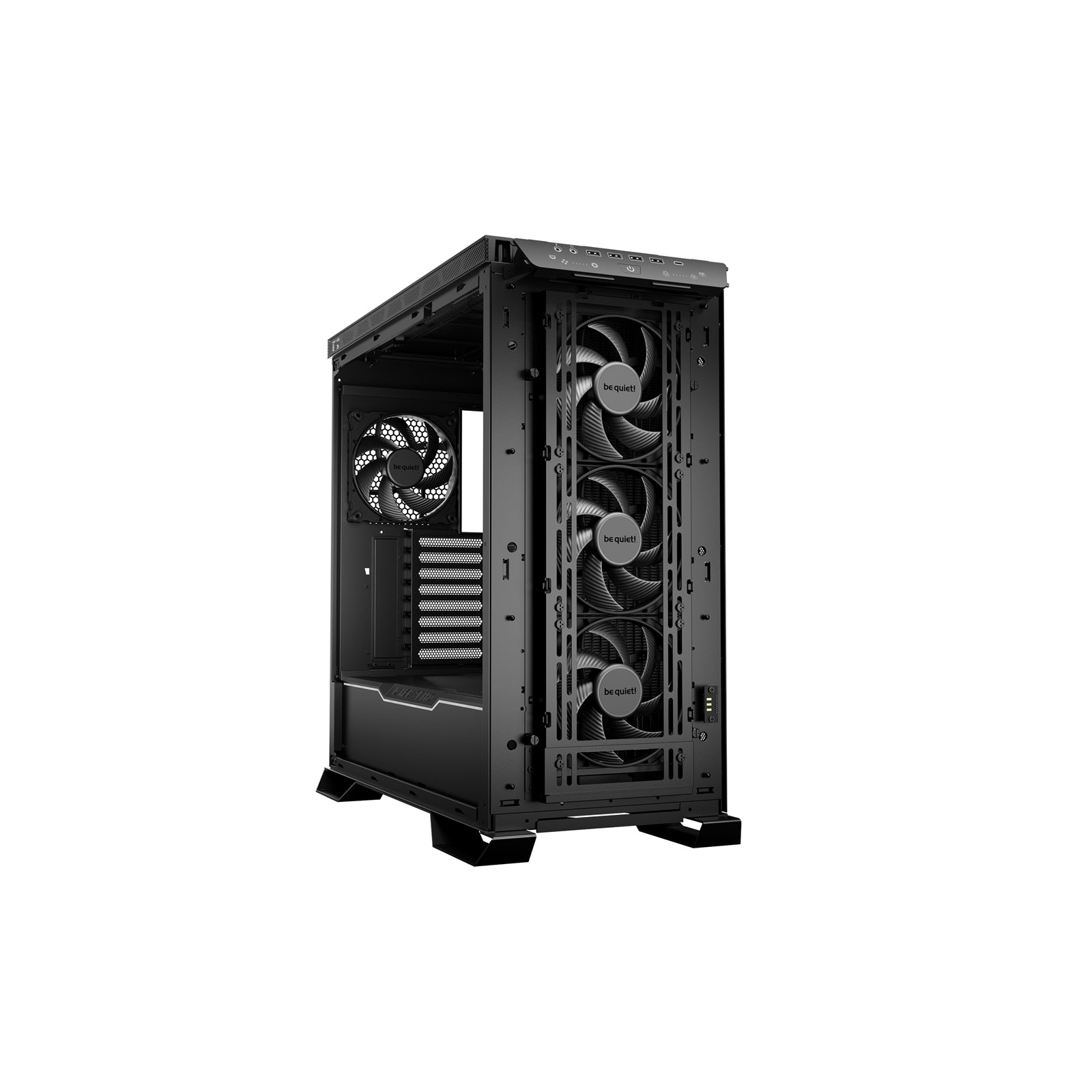 be quiet! Dark Base Pro 901 Full Tower Gaming PC Case, Black, 4x USB 3.2 Type A, Interchangeable Top Cover and Front Panel, Touch Sensitive I/O, 3x Silent WIngs 4 PWM Fans, ARGB Lighting