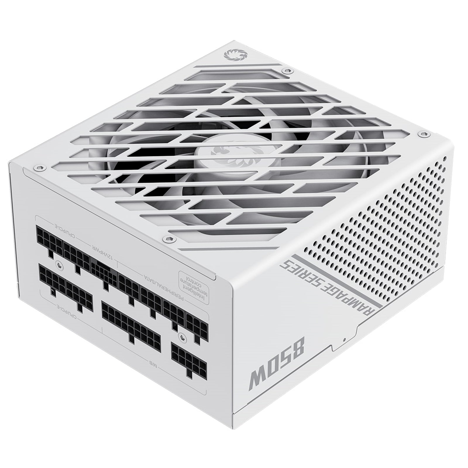 GAMEMAX GX-850 Pro Modular 80 Plus Gold ATX3.0 PCIe 5.0 PSU With 135mm FDB Fan, White