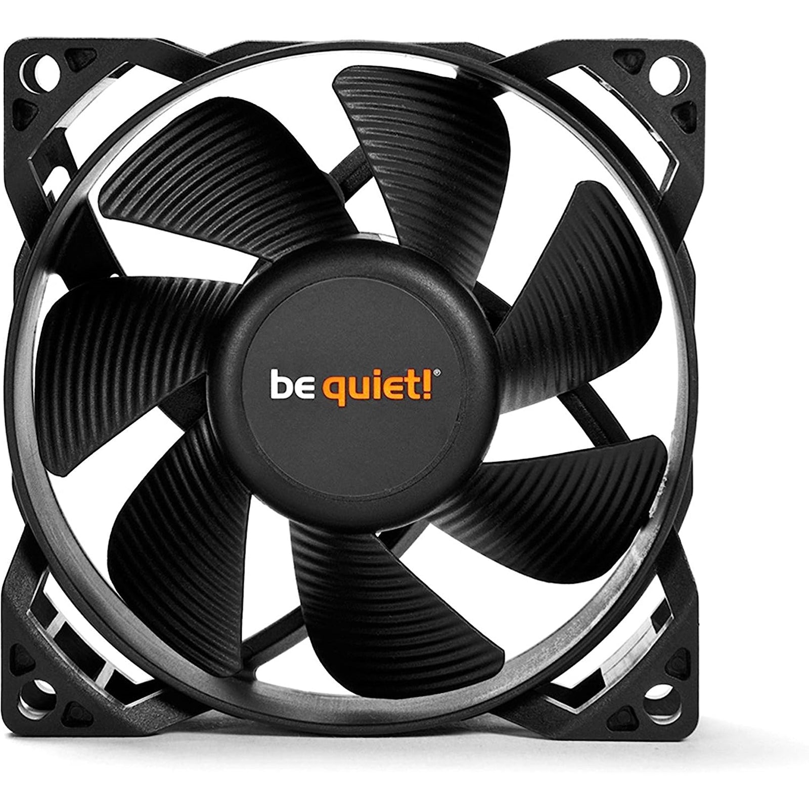 Be Quiet! BL044 Pure Wings 2 80mm Case Fan, Rifle Bearing, Black, Ultra Quiet, 1900 RPM