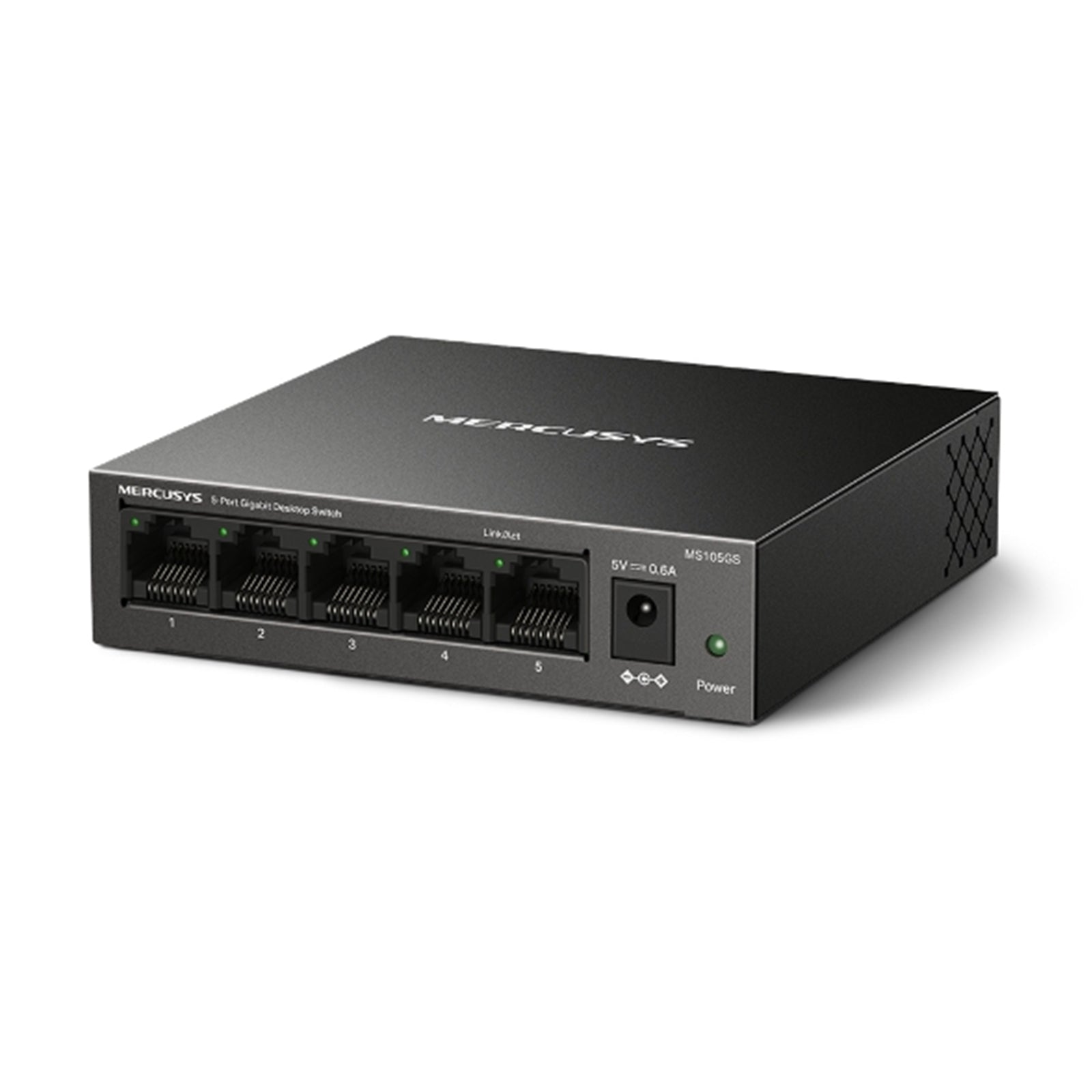 Mercusys MS105GS 5 Port Gigabit Ethernet Network Switch Steel Case