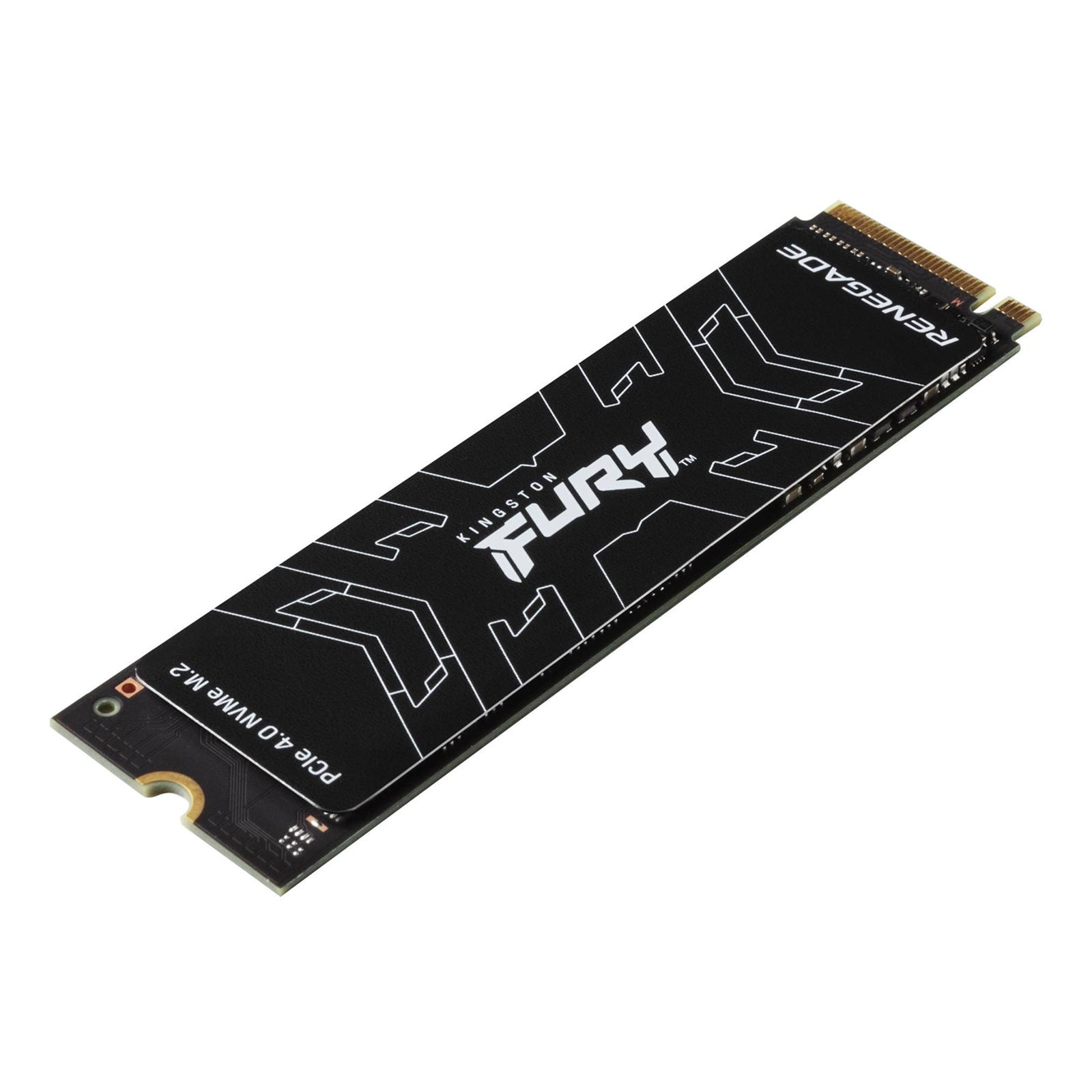 Kingston 500GB Fury Renegade Gen4 M.2 NVMe SSD, M.2 2280, PCIe4, 3D TLC NAND, R/W 7300/3900 MB/s, 450K/900K IOPS, Aluminium Heatspreader