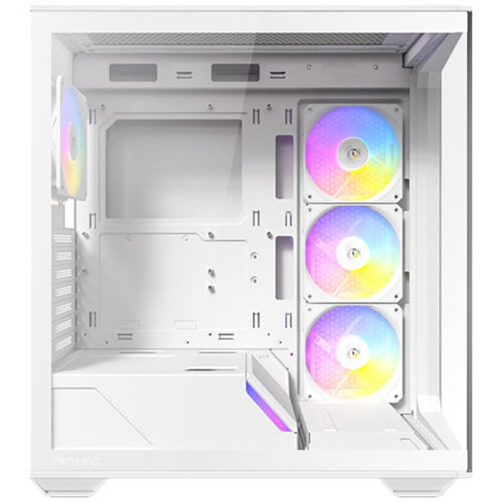 ANTEC Constellation C3 White ARGB Case, 270' Full-View Tempered Glass, Dual Chamber, Tool-Free Design, 4 x ARGB PWM Fans With Built-In Fan Controller, ATX, Micro-ATX, ITX