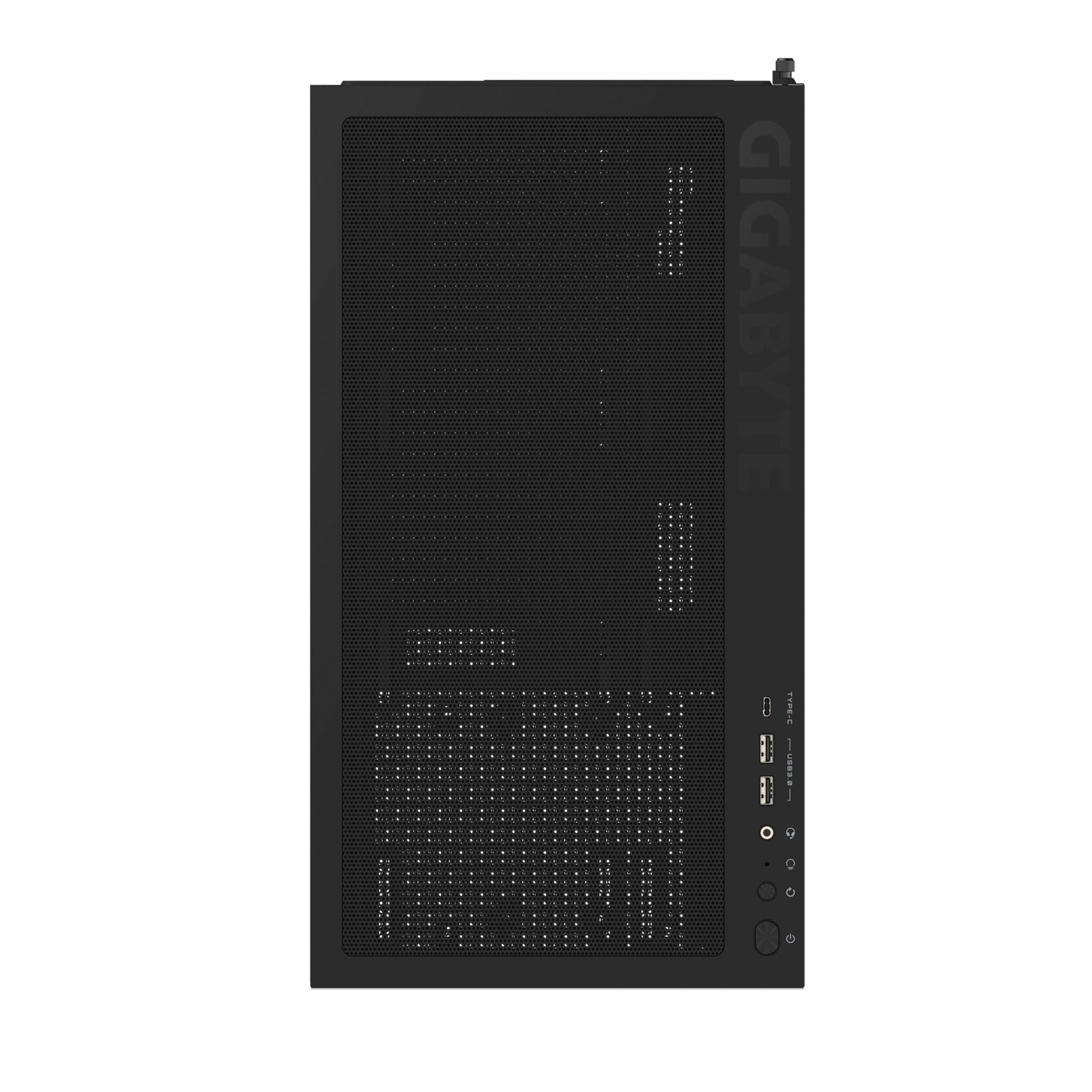 Gigabyte C500 Panoramic Stealth RGB Gaming PC Case, Tempered Glass, Optimized Airflow, ATX/Micro-ATX, Support for Liquid Cooling, Stealth Motherboard Compatible