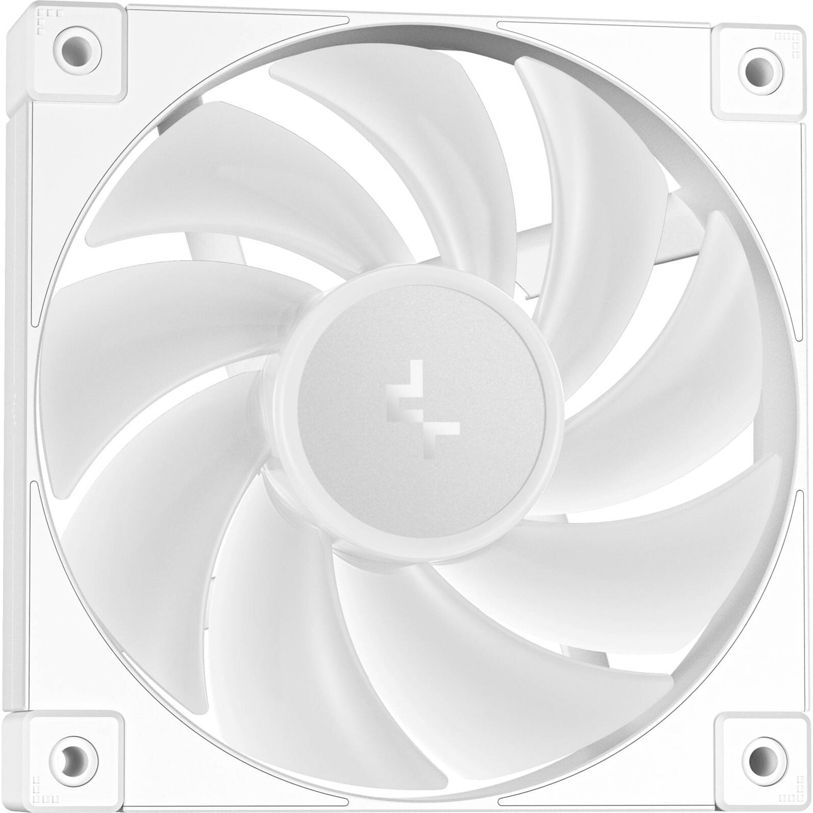 DeepCool LD 240 AIO Liquid CPU Cooler, White, Universal Socket, 240mm Radiator, PWM 2400RPM Cooling Fans, Addressable RGB LED Lighting, Fully Customizable Infinity Mirror Cap Design, Digital Display,
