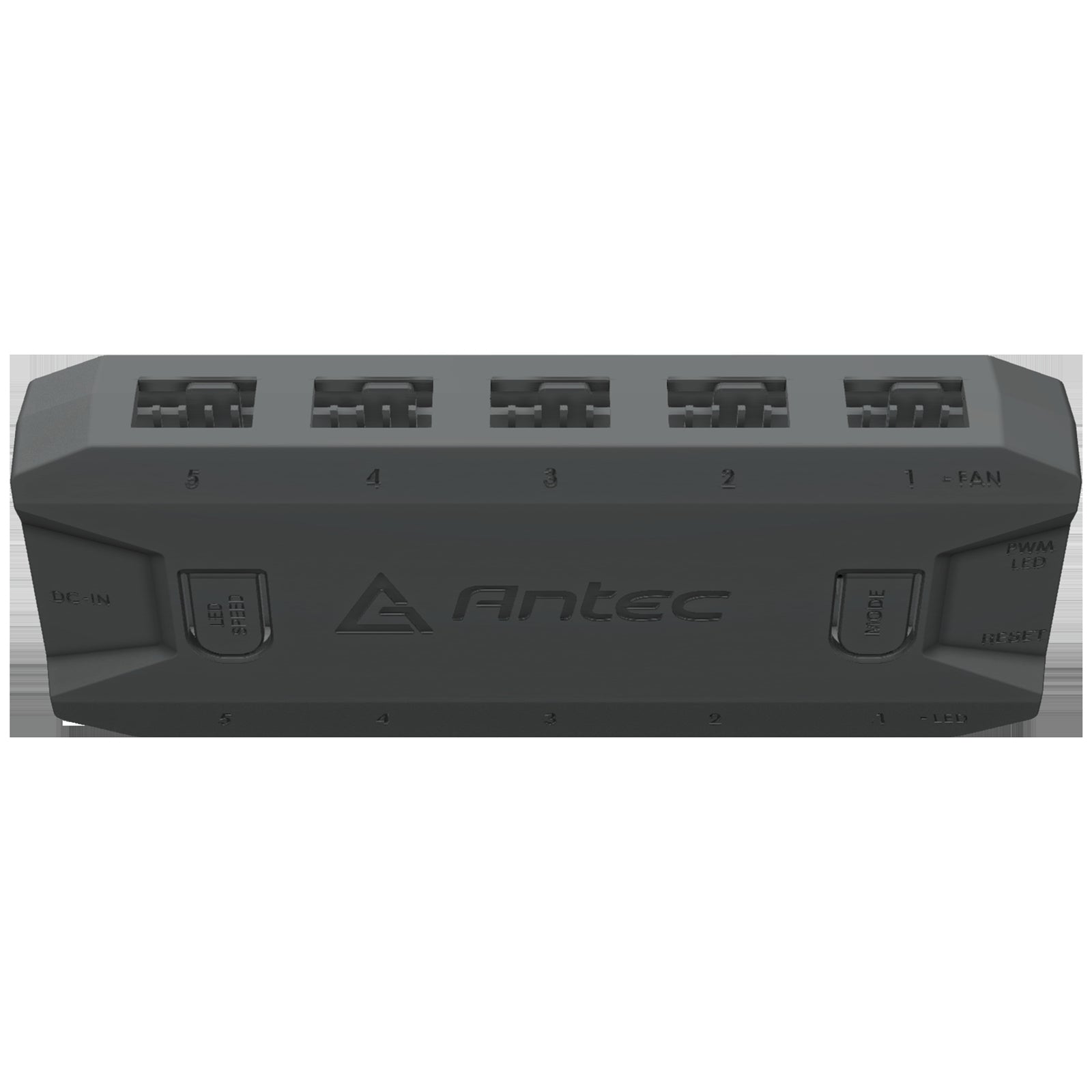 Antec ARGB & Fan Controller - 5 PWM Fan Ports, 5 ARGB LED Ports, SATA Power, Compact Design, 2-Year Warranty