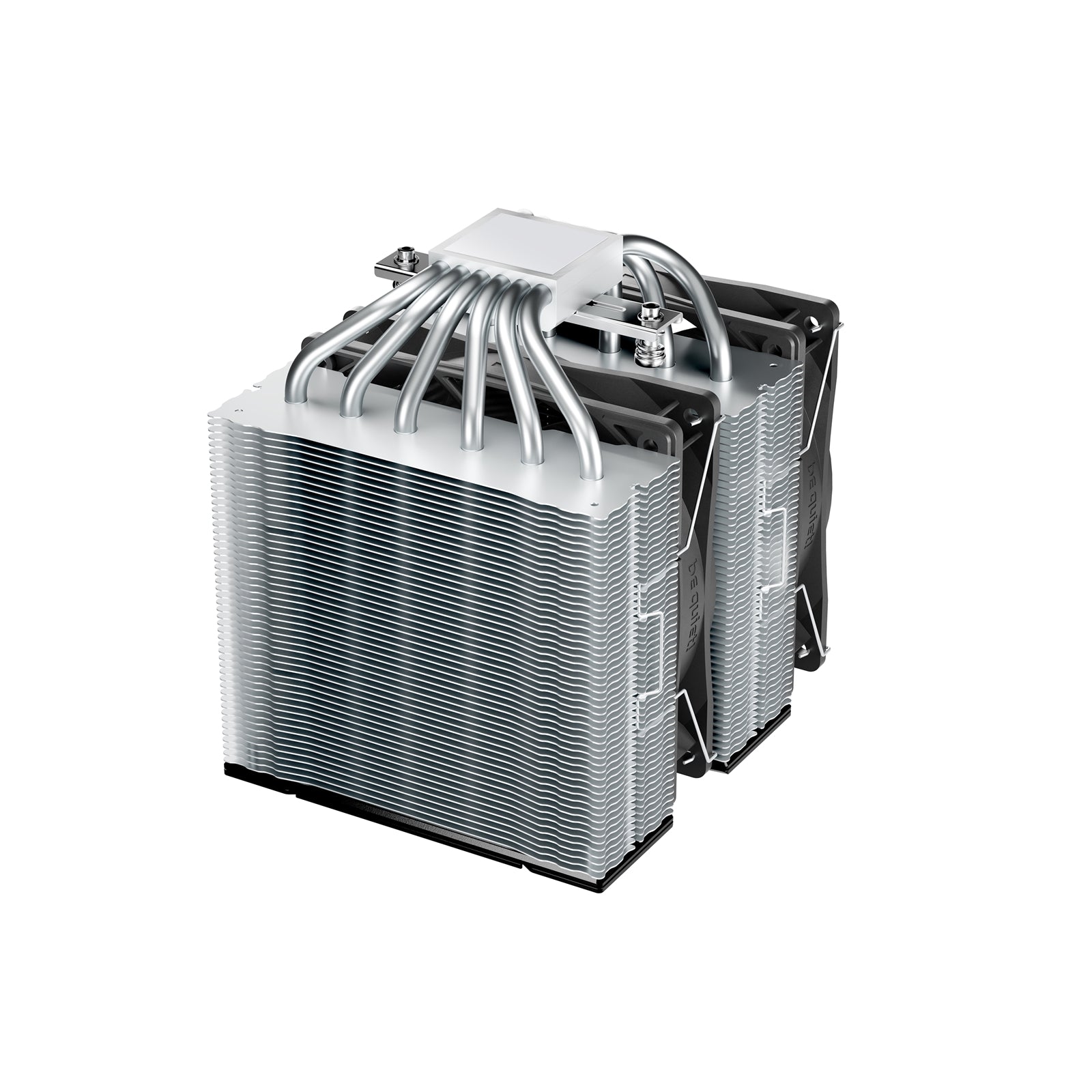be quiet! Pure Rock Pro 3 CPU Cooler, Universal Socket, 2 x Pure Wings Fans, 2000RPM, only 34.8dB(A) at maximum fan speed, 250W TDP, 3-year manufacturer's warranty