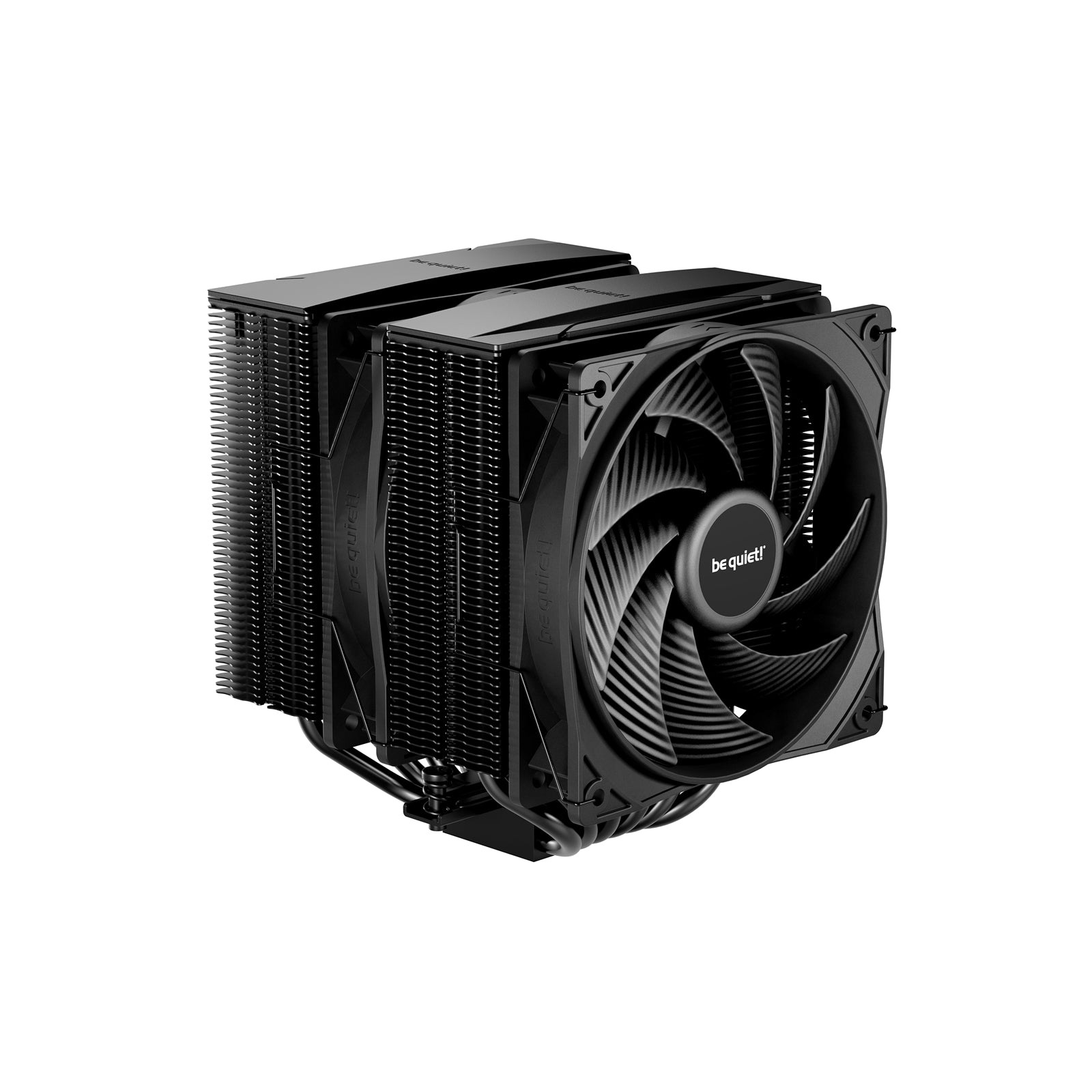 be quiet! Pure Rock Pro 3 CPU Cooler, Black, Universal Socket, 2 x Pure Wings Fans, 2000RPM, only 34.8dB(A) at maximum fan speed, 250W TDP, 3-year manufacturer's warranty