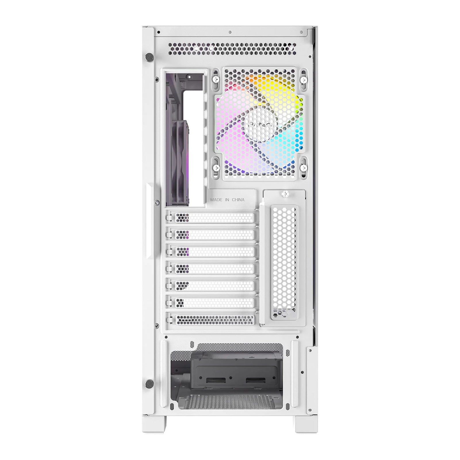 ANTEC CX700 Mid Tower Gaming Case, White, 270 Full-View Tempered Glass, 3 x 120 mm ARGB PWM Fans, 1 x USB 3.0 / 1 x USB Type-C, ATX, Micro ATX, ITX
