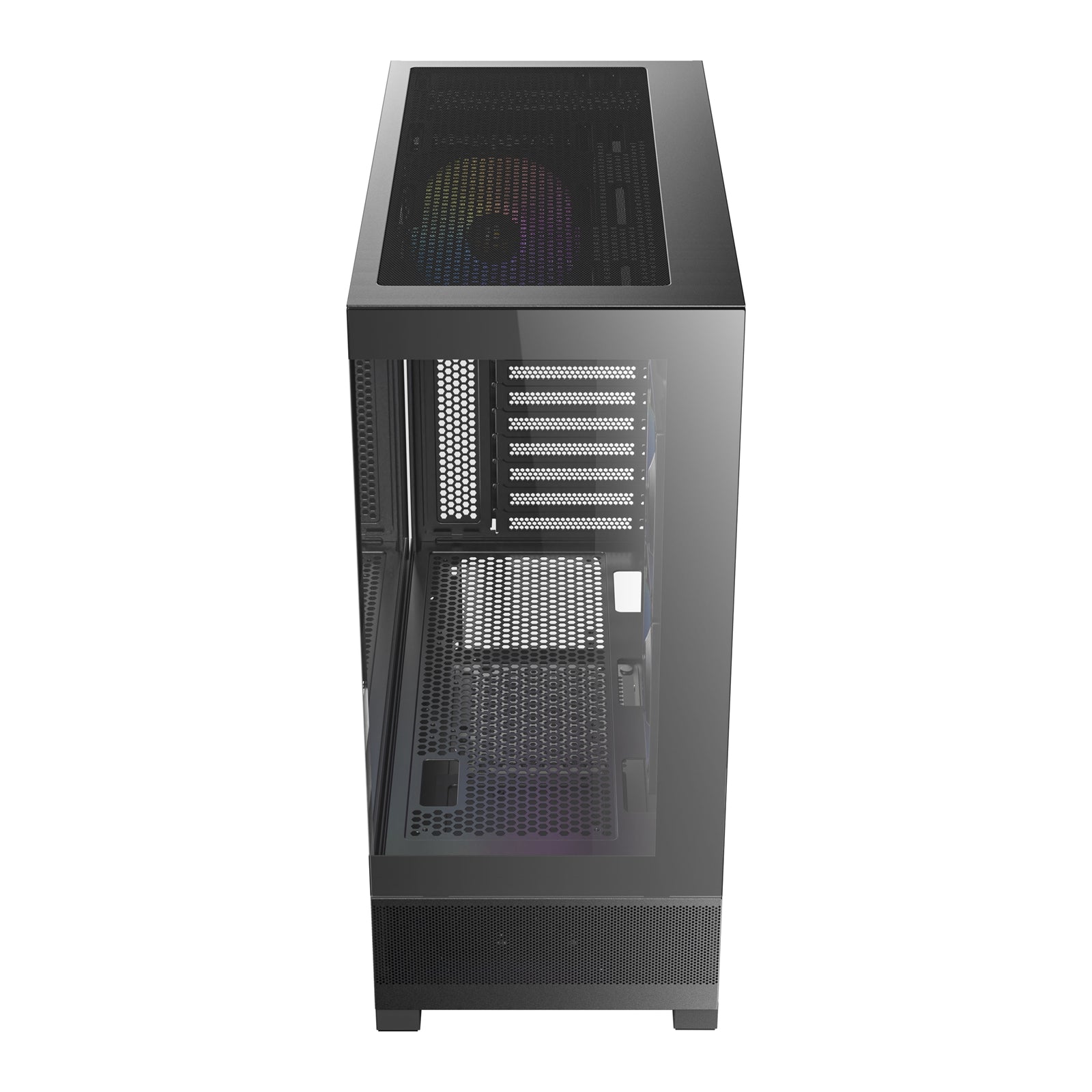 ANTEC CX700 Mid Tower Gaming Case, Black, 270 Full-View Tempered Glass, 3 x 120 mm ARGB PWM Fans, 1 x USB 3.0 / 1 x USB Type-C, ATX, Micro ATX, ITX