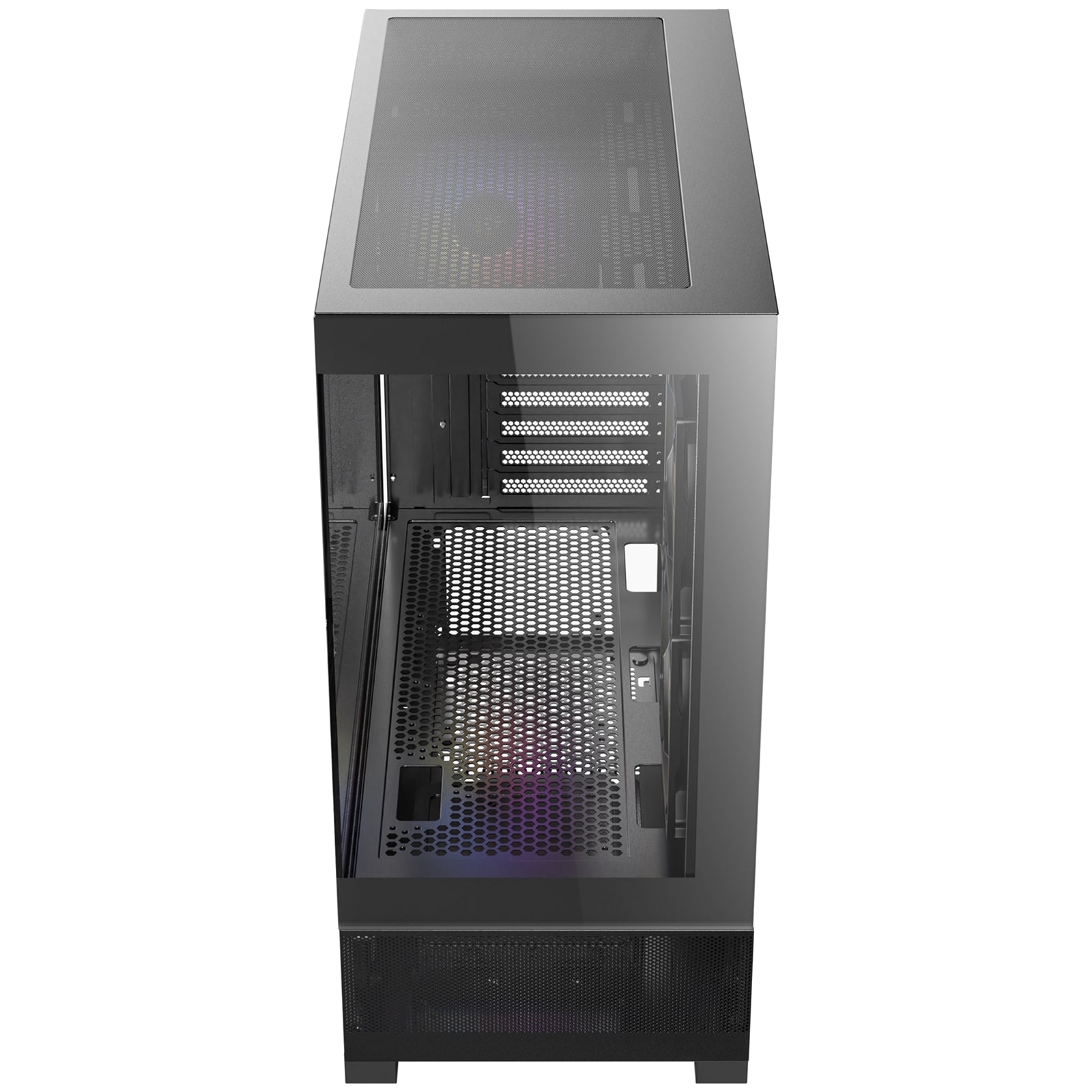 ANTEC CX500M Micro Tower Gaming Case, Black, ARGB, 2  x USB 3.0 / 1 x USB Type-C, Tempered Glass Side Panel, Micro-ATX/ITX