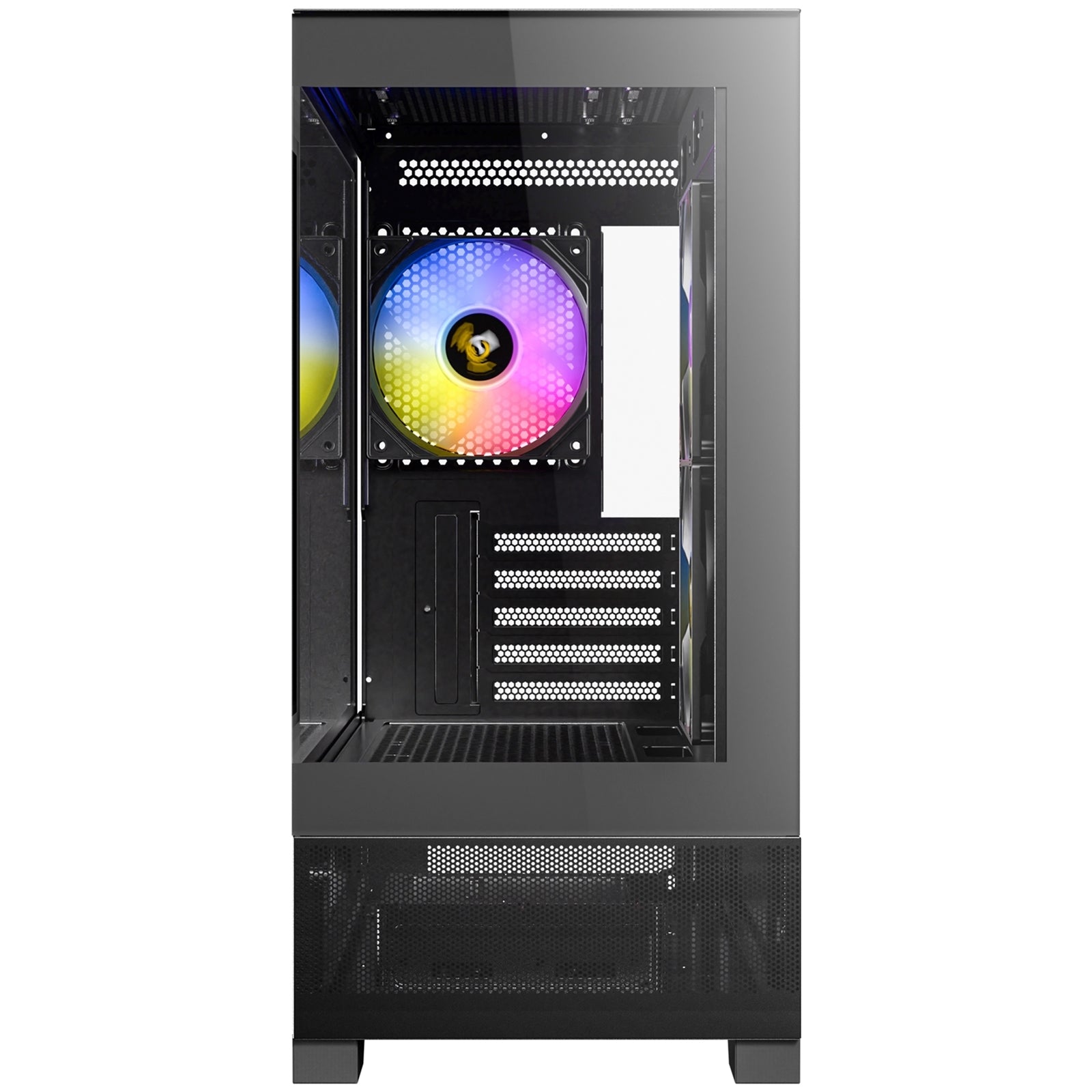 ANTEC CX500M Micro Tower Gaming Case, Black, ARGB, 2  x USB 3.0 / 1 x USB Type-C, Tempered Glass Side Panel, Micro-ATX/ITX