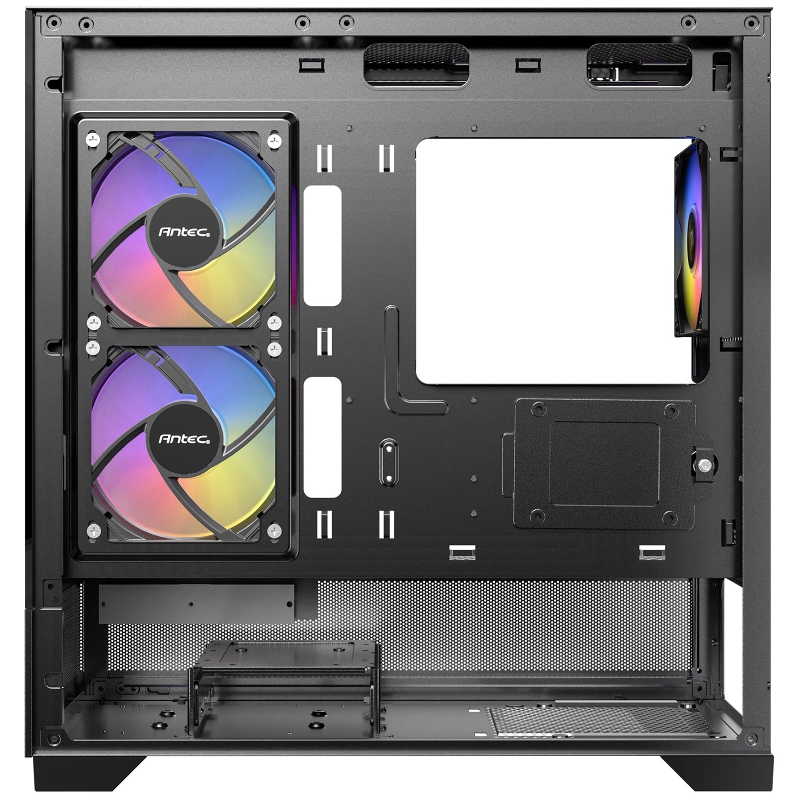 ANTEC CX500M Micro Tower Gaming Case, Black, ARGB, 2  x USB 3.0 / 1 x USB Type-C, Tempered Glass Side Panel, Micro-ATX/ITX