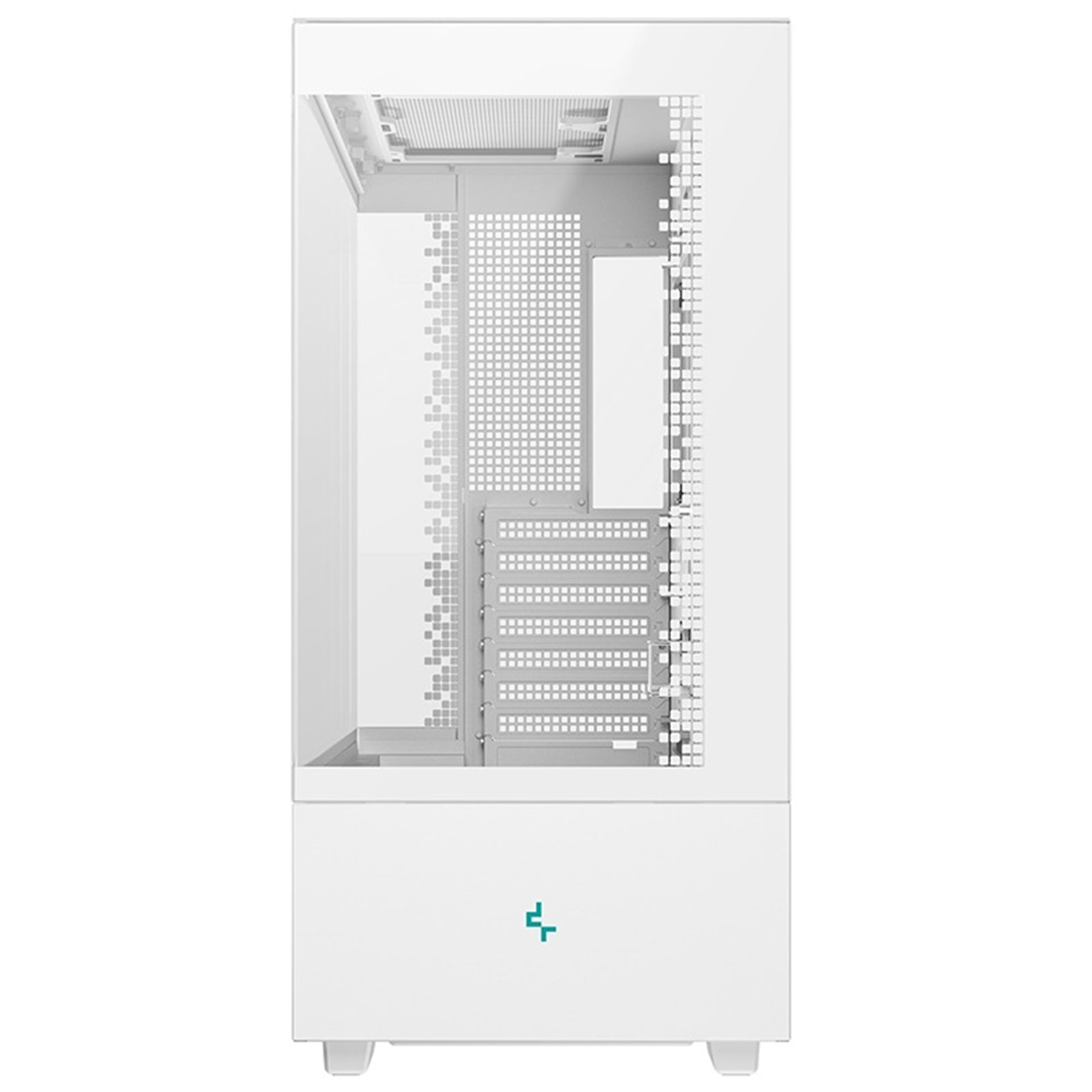 DeepCool CH690 Digital ATX Mid-Tower Case, High-Airflow PC Case with Semi-Glass Panel, USB-C Port, Support for 420mm Radiator, 450mm GPU, ATX PSU, White