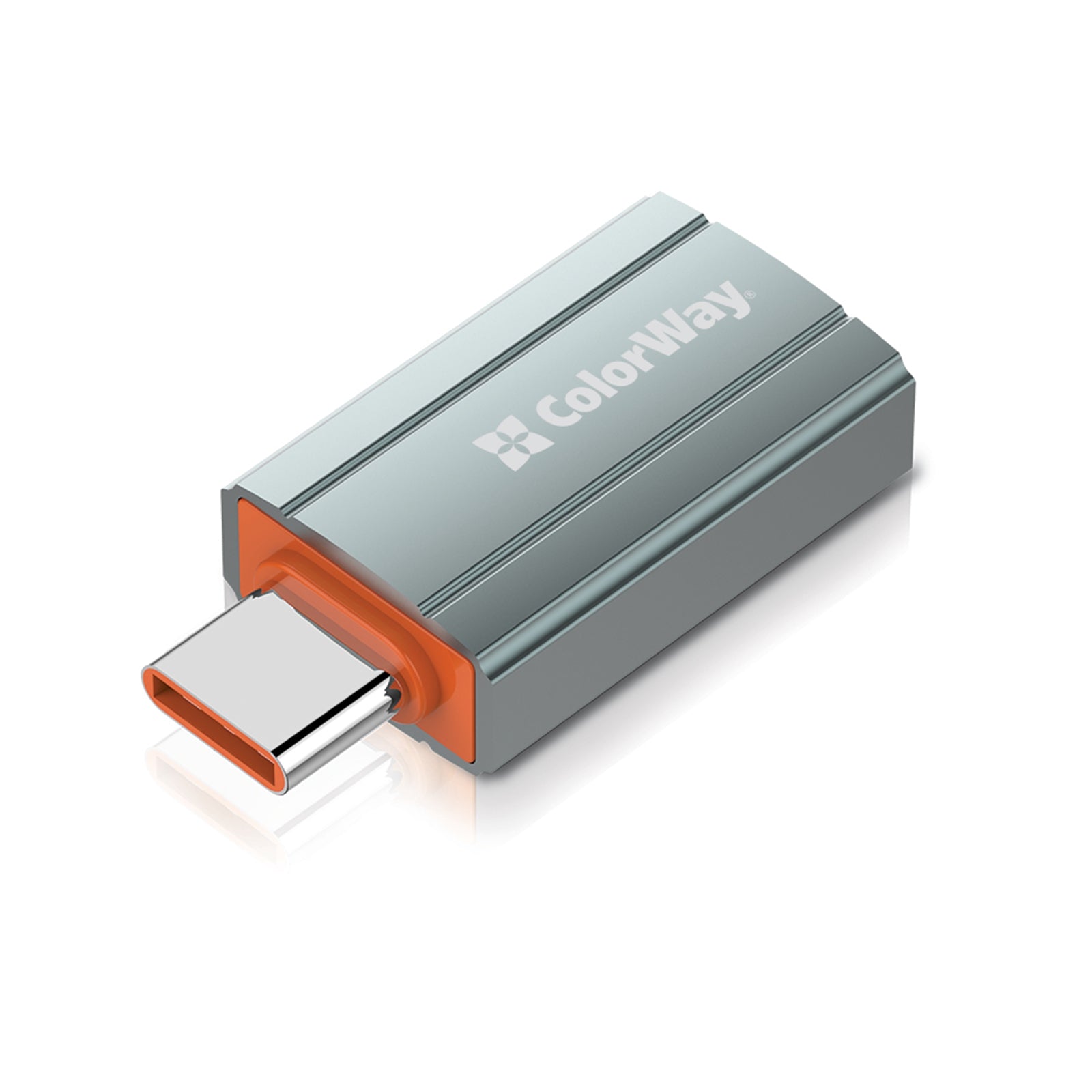 ColorWay Grey Adapter USB-A To Type-C