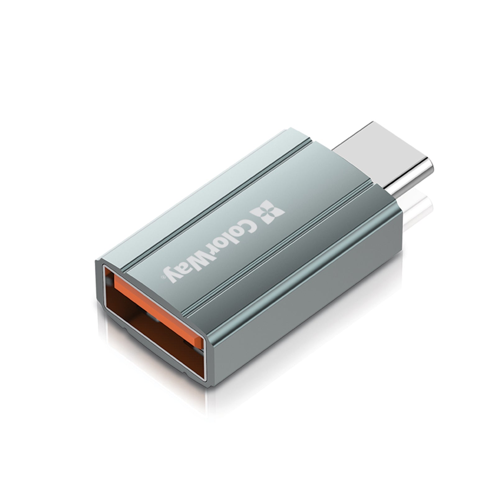 ColorWay Grey Adapter USB-A To Type-C