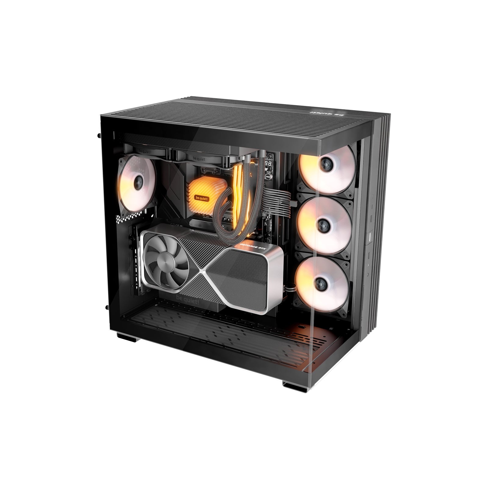 be quiet! Light Wings LX 120mm PWM Reverse, Black, ARGB Lighting, High Airflow, 60,000 Hours, 3 year warranty