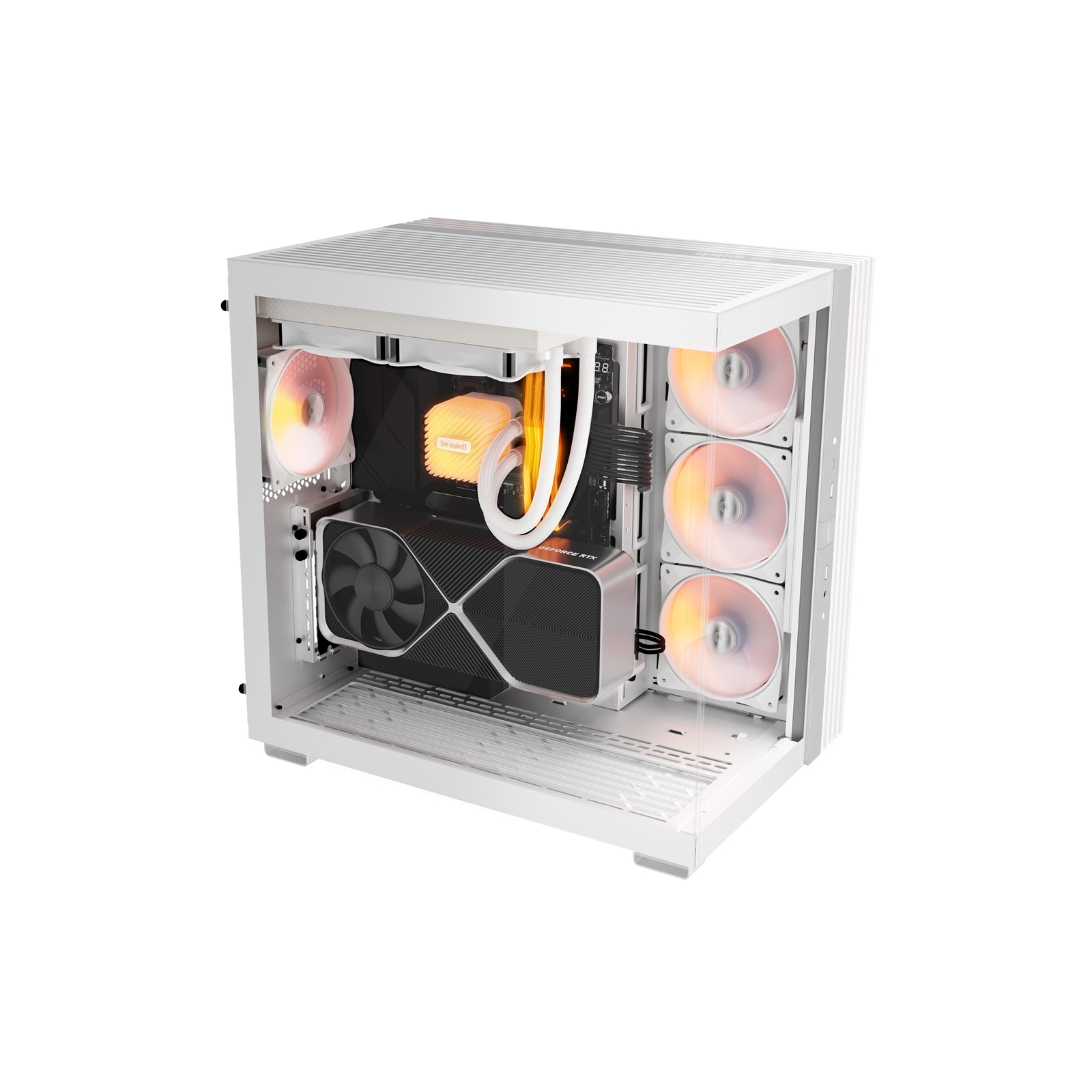 be quiet! Light Wings LX 120mm PWM Reverse, White, ARGB Lighting, High Airflow, 60,000 Hours, 3 year warranty