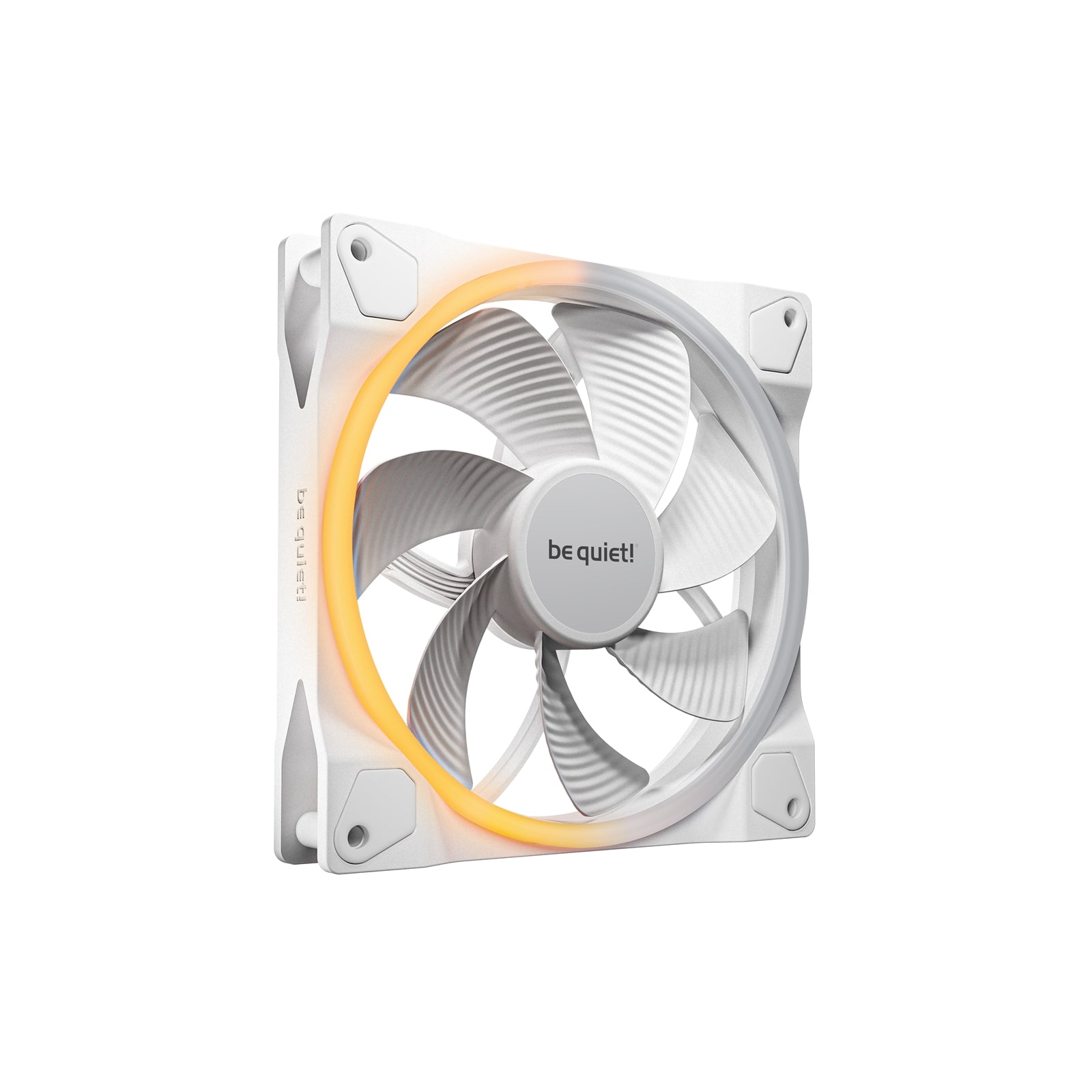 be quiet! Light Wings 140mm PWM Reverse, White, ARGB Lighting, Ultra-Quiet Operation Max 25.5dB(A), High Airflow, 60,000 Hours