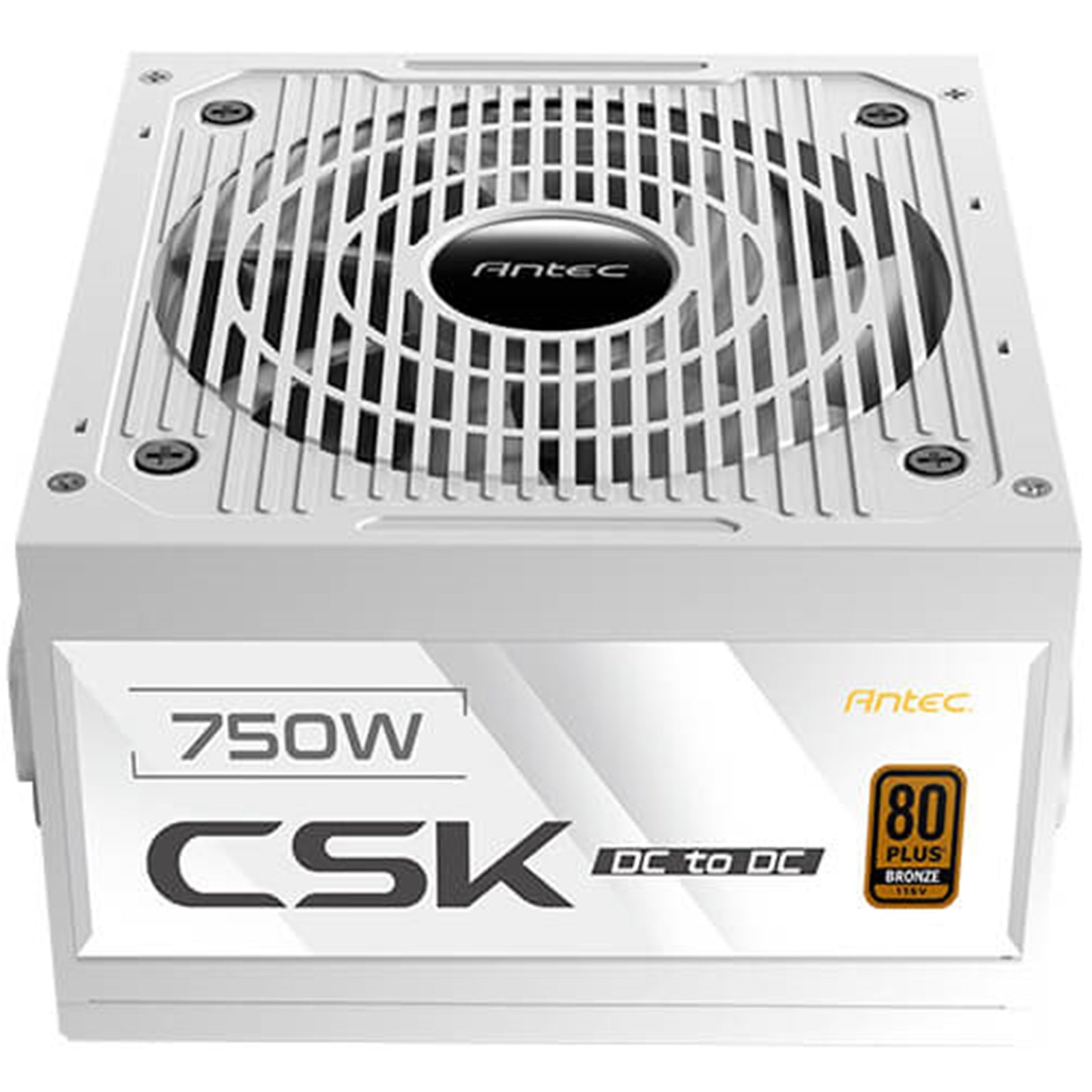 Antec CSK DC 750W White PSU, 80+ Bronze, Fully Wired, Antec's 5-year warranty
