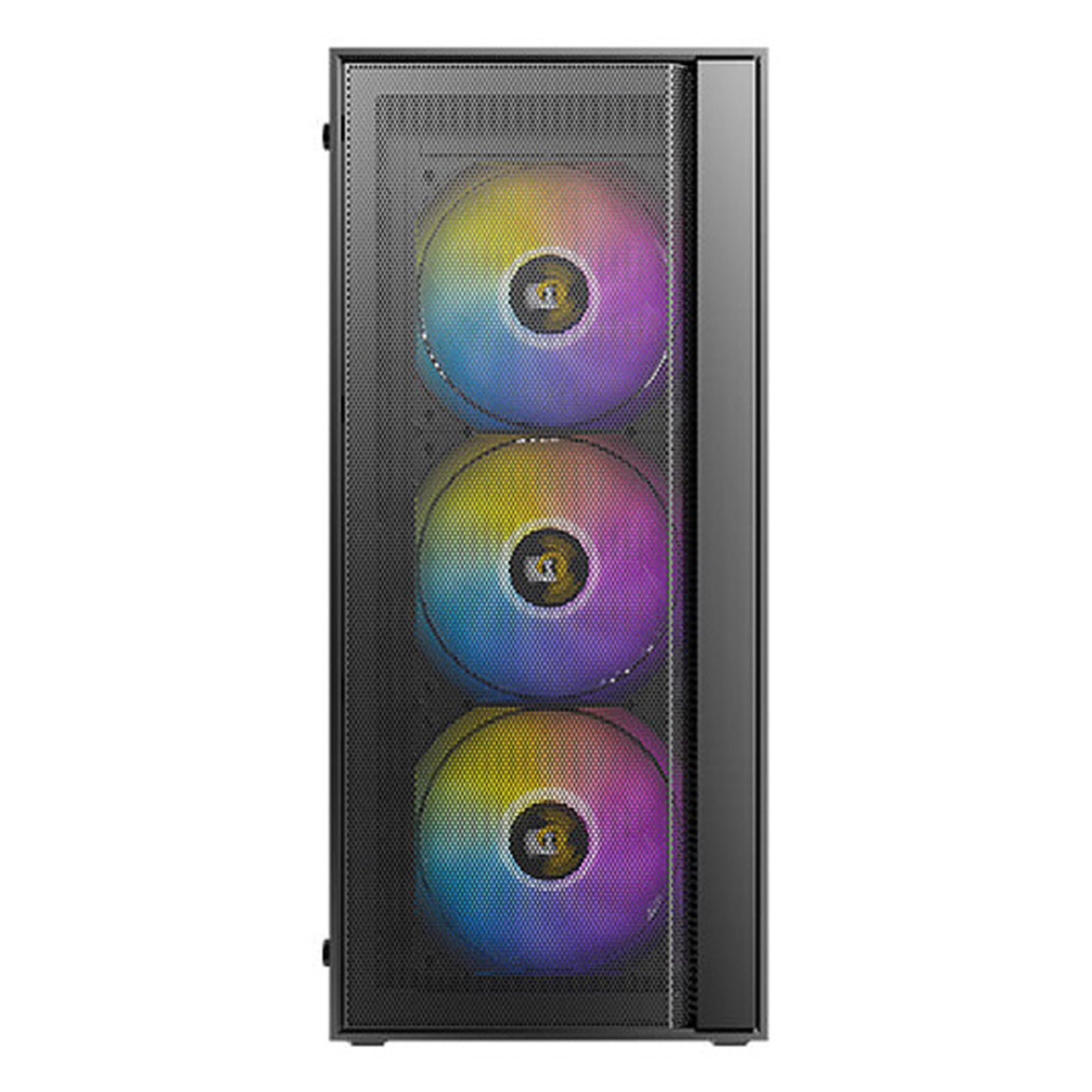 Antec AX65 ARGB Mid-Tower Gaming PC Case - High-Airflow Mesh Front, 4 x 120mm ARGB Fans Included, Tempered Glass Side Panel, ATX/Micro-ATX/ITX