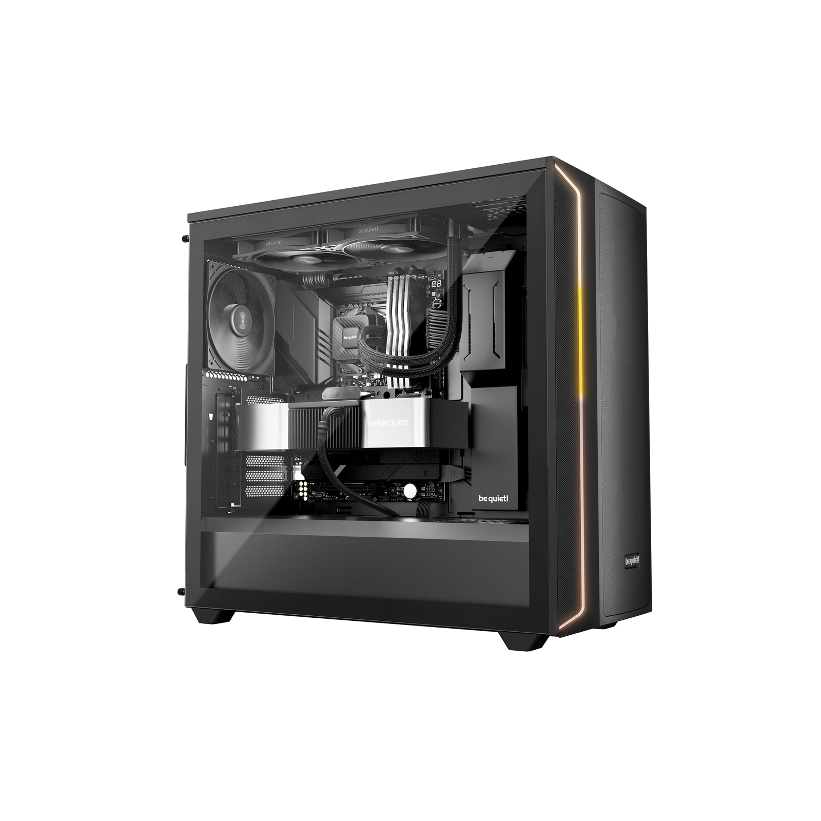 be quiet! Pure Loop 3 Liquid CPU Cooler, Universal Socket, 280mm Radiator, 2 x Pure Wings 3 140mm PWM High Speed, 3-year manufacurer's warranty.