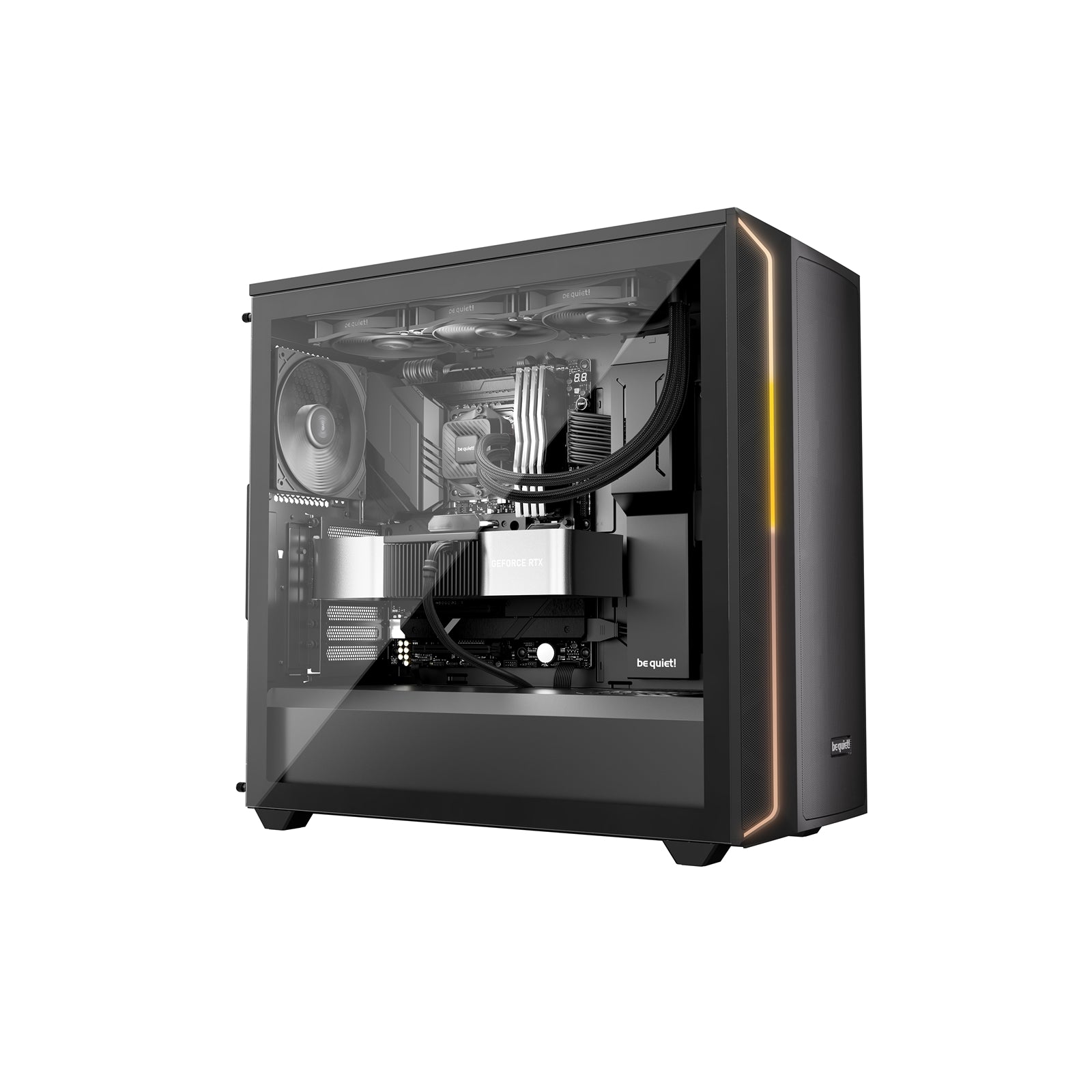 be quiet! Pure Loop 3 Liquid CPU Cooler, Universal Socket, 360mm Radiator, 3 x Pure Wings 3 120mm PWM High Speed, 3-year manufacurer's warranty.