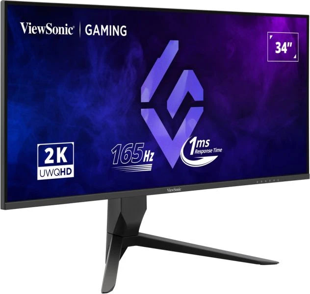 Viewsonic VX3480-2K-PRO 34 Inch 165Hz UWQHD Gaming Monitor, 3440x1440, 1ms, Display Port, 2xHDMI, Height Adjust, Swivel, VESA