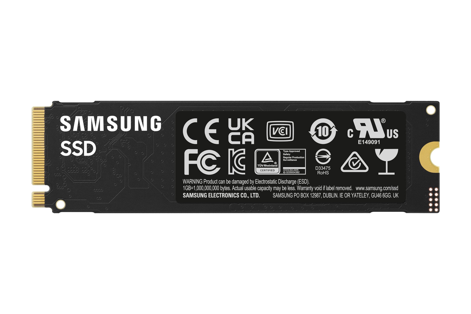 Samsung 4TB 990 EVO PLUS M.2 NVMe Gen4/5 SSD, M.2 2280, PCIe 4.0/5.0 x2, V-NAND, R/W 7250/6300 MB/s, 1050K/1400K IOPS