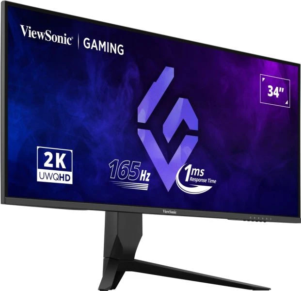 Viewsonic VX3480-2K-PRO 34 Inch 165Hz UWQHD Gaming Monitor, 3440x1440, 1ms, Display Port, 2xHDMI, Height Adjust, Swivel, VESA