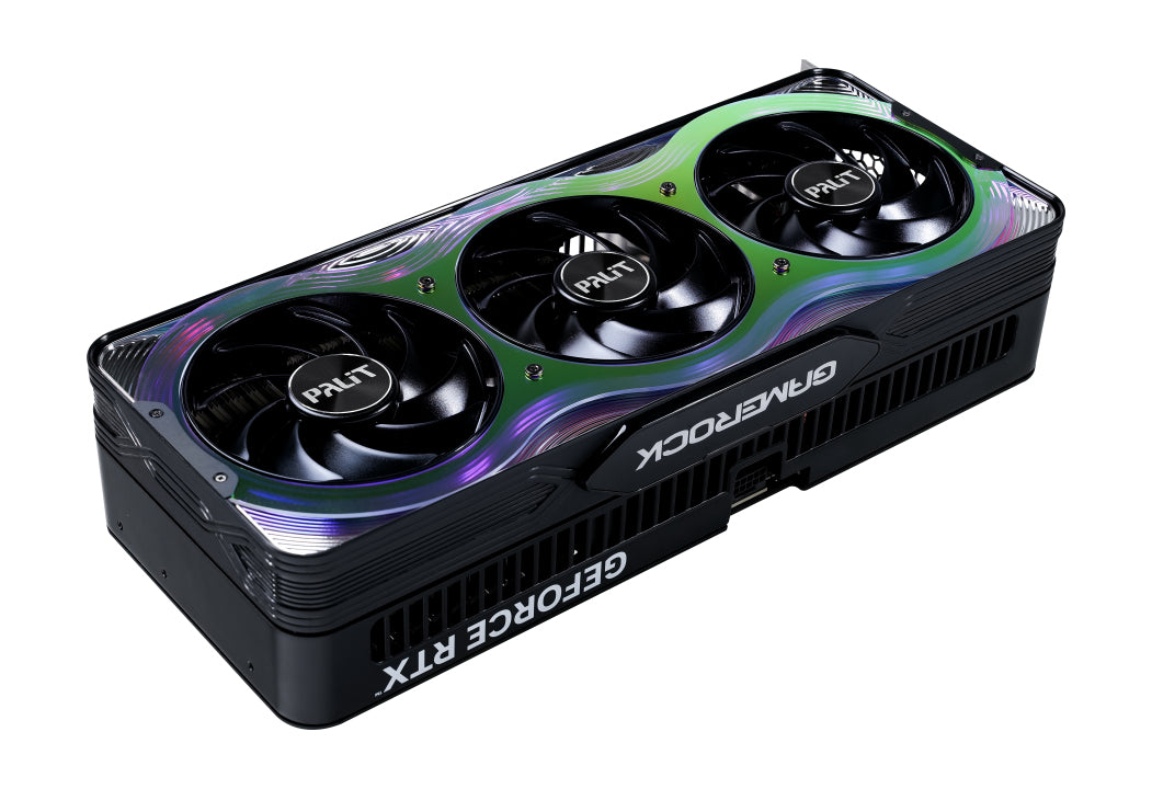 Palit RTX5070 Ti GameRock, PCIe5, 16GB DDR7, HDMI, 3 DP, 2452MHz Clock, RGB Lighting