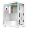Vida Vetro White ARGB Gaming Case w/ Glass Front & Side, ATX, 3x ARGB PWM Fans, 6-Port ARGB Fan Hub & Remote Control