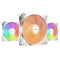 Be Quiet! (BL122) Light Wings LX 120mm PWM ARGB Case Fans (3 Pack), Rifle Bearing, Impeller w/ 16 LEDs, Daisy-Chain, Up to 1600 RPM, White