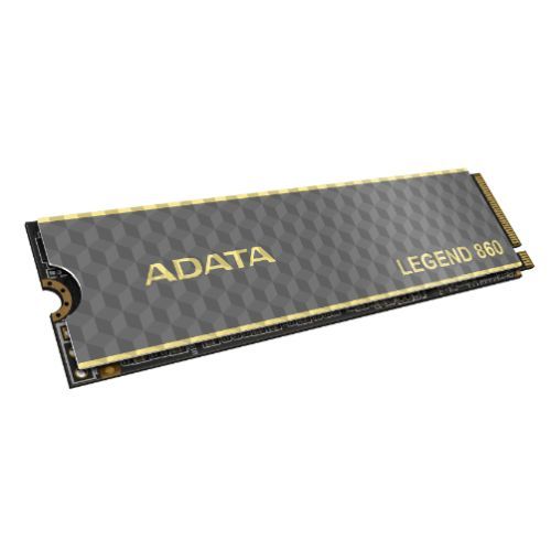 Adata Legend 860 (SLEG-860-1000GCS) 1TB NVMe SSD, PCIe Gen4, M.2 Interface, 2280, Read 5000 MB/s, Write 3000 MB/s, Heatsink 5 Year Warranty
