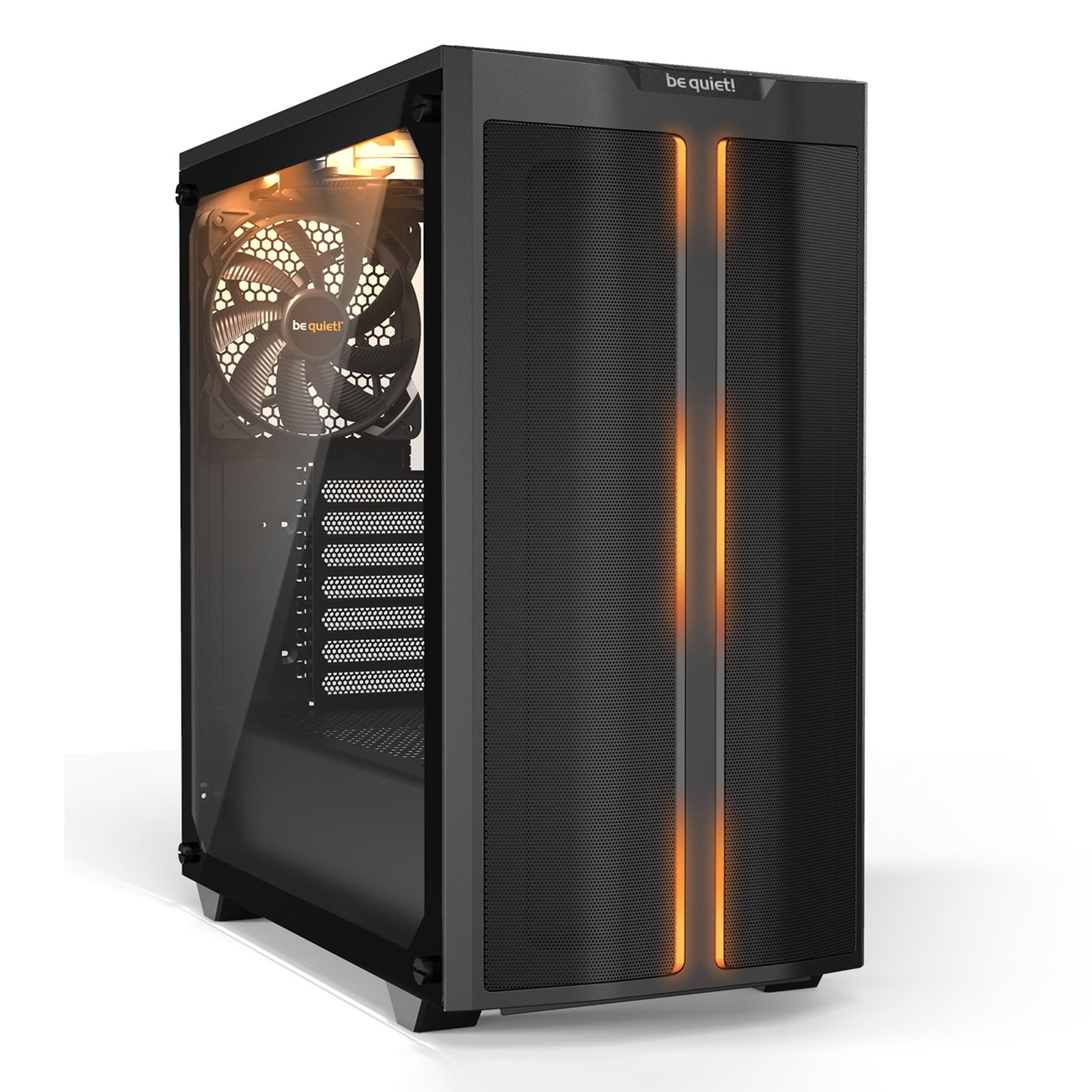 Be Quiet! Pure Base 500DX Gaming Case w/ Glass Window, ATX, 3 x Pure Wings 2 Fans, ARGB Front Lighting, USB-C, Black