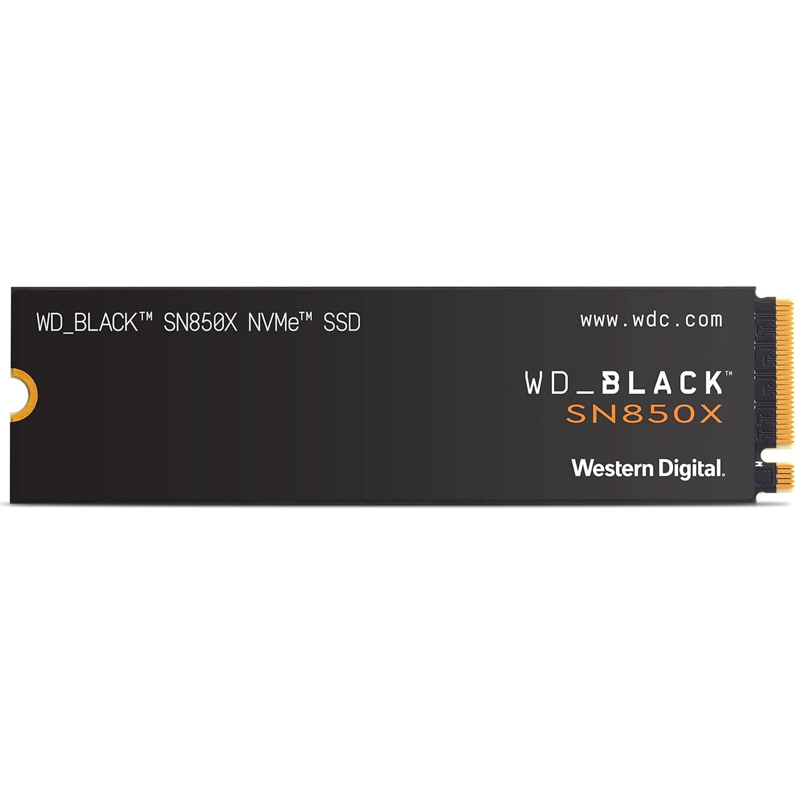 WD 2TB Black SN850X M.2 NVMe Gen4 SSD, M.2 2280, PCIe4, R/W 7300/6600 MB/s, 1200K/1100K IOPS, No Heatsink