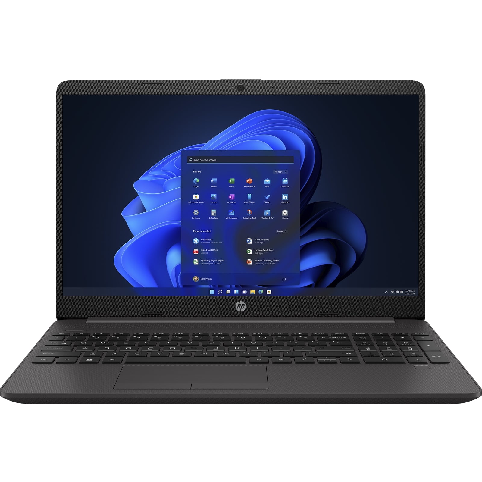 HP 250 G9 9M3T8AT#ABU Laptop, 15.6 Inch Full HD 1080p Screen, Intel Core i5-1235U 12th Gen, 8GB RAM, 256GB SSD, Windows 11 Pro