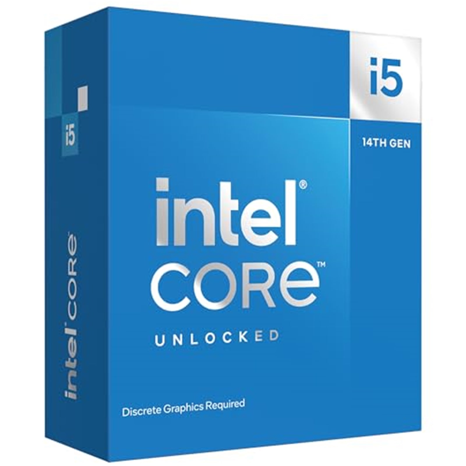 Intel Core i5-14600KF, CPU, 1700, 3.5 GHz (5.3 Turbo), 14-Core, 125W (181W Turbo), 10nm, 24MB Cache, Unlocked, Raptor Lake Refresh, No Graphics, NO HEATSINK/FAN