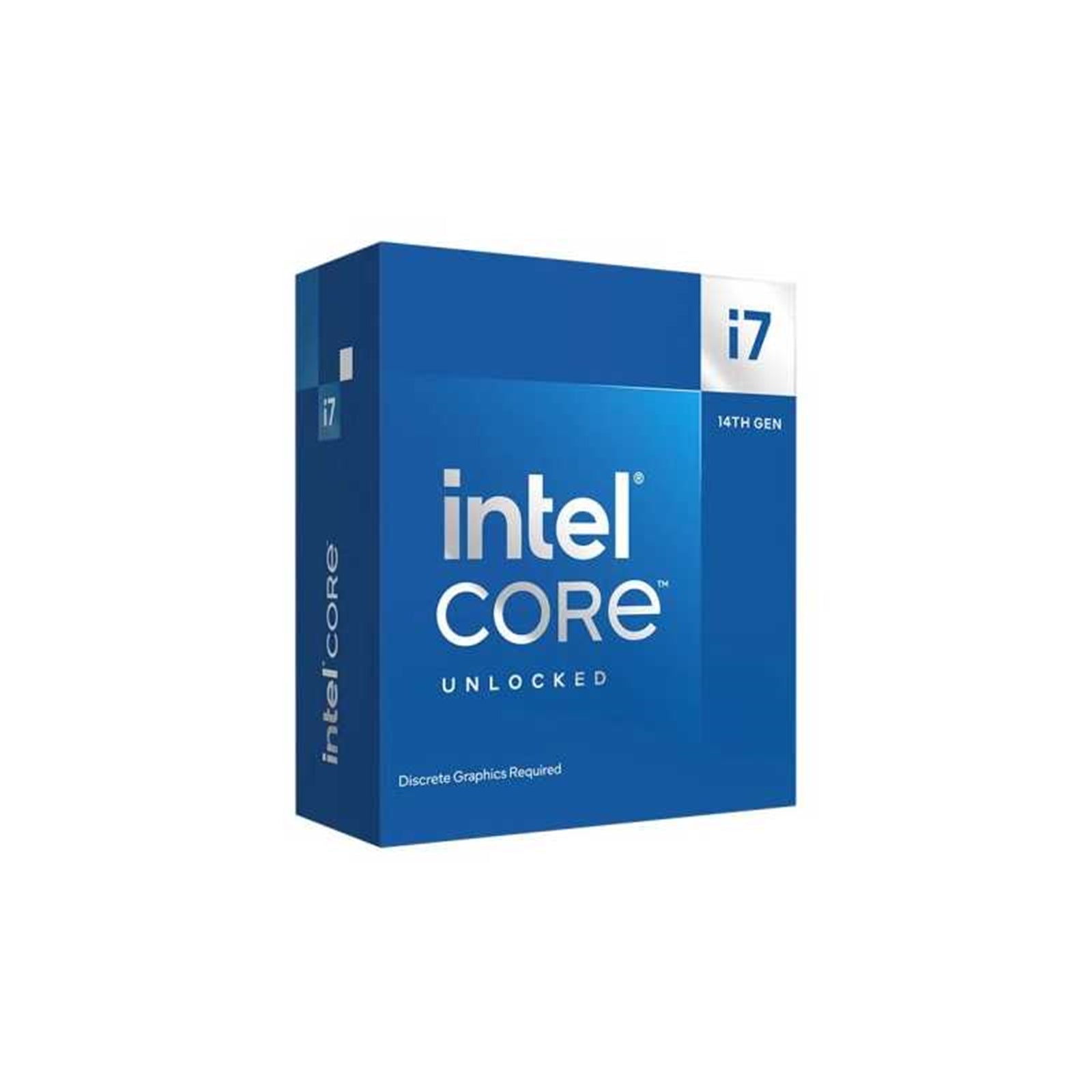 Intel Core i7-14700KF CPU, 1700, 3.4 GHz (5.6 Turbo), 20-Core, 125W (253W Turbo), 10nm, 33MB Cache, Unlocked, Raptor Lake Refresh, No Graphics, NO HEATSINK/FAN