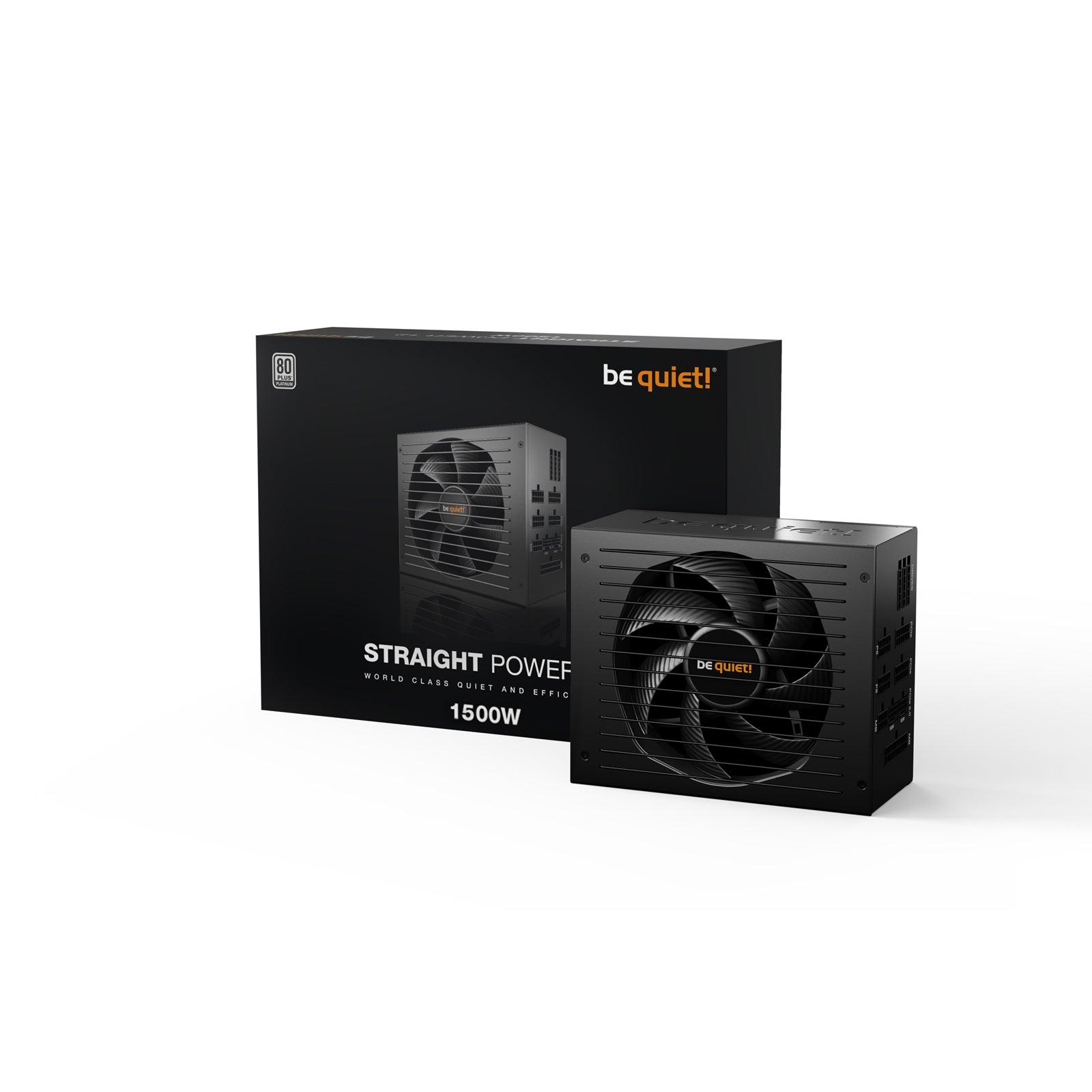Be Quiet! 1500W Straight Power 12 PSU, Fully Modular, 80+ Platinum, Silent Wings Fan, ATX 3.0, PCIe 5.0